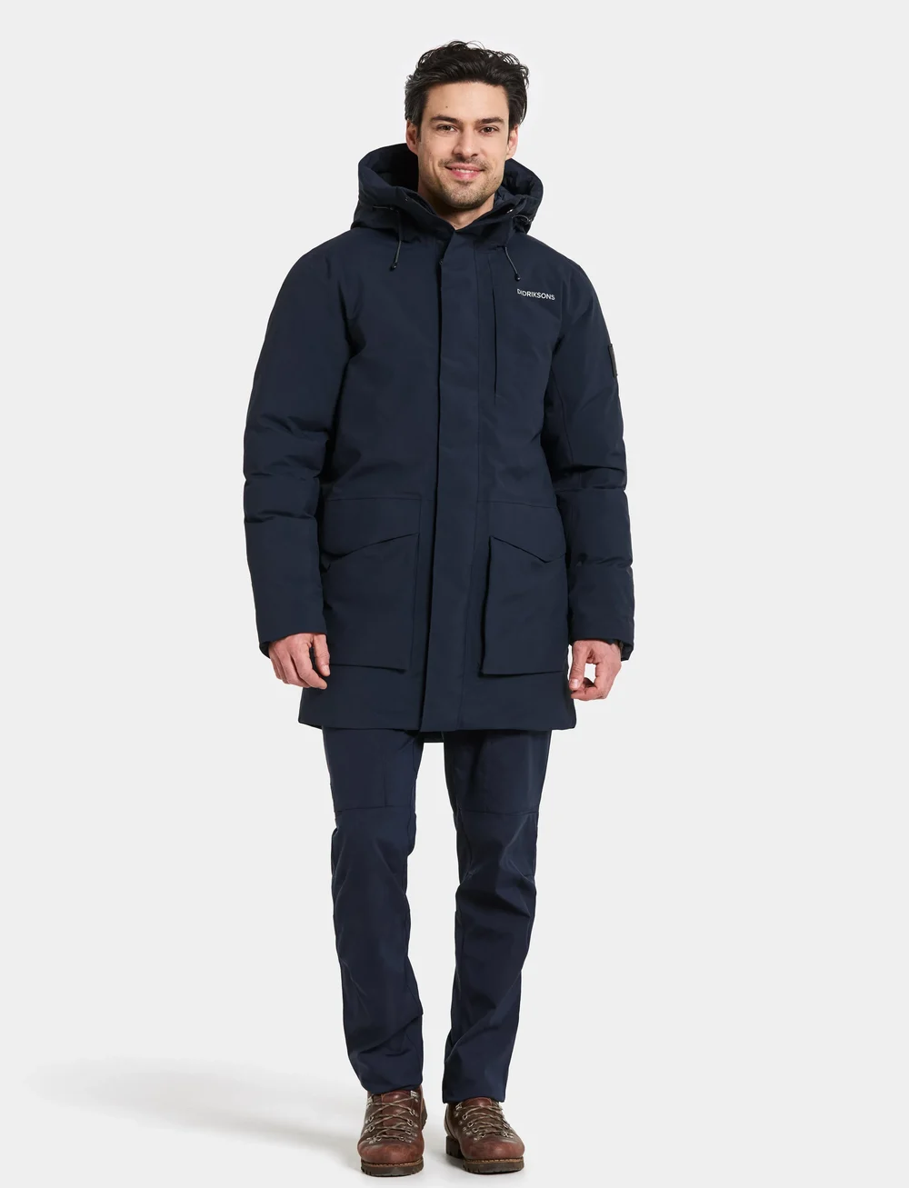 Didriksons - AKILLES USX PARKA 2 - vinterjakker - dark night blue - 3