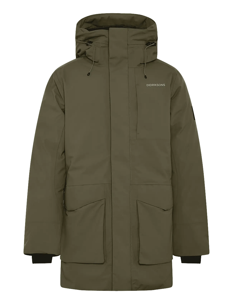 Didriksons - AKILLES USX PARKA 2 - parkas - deep green - 1