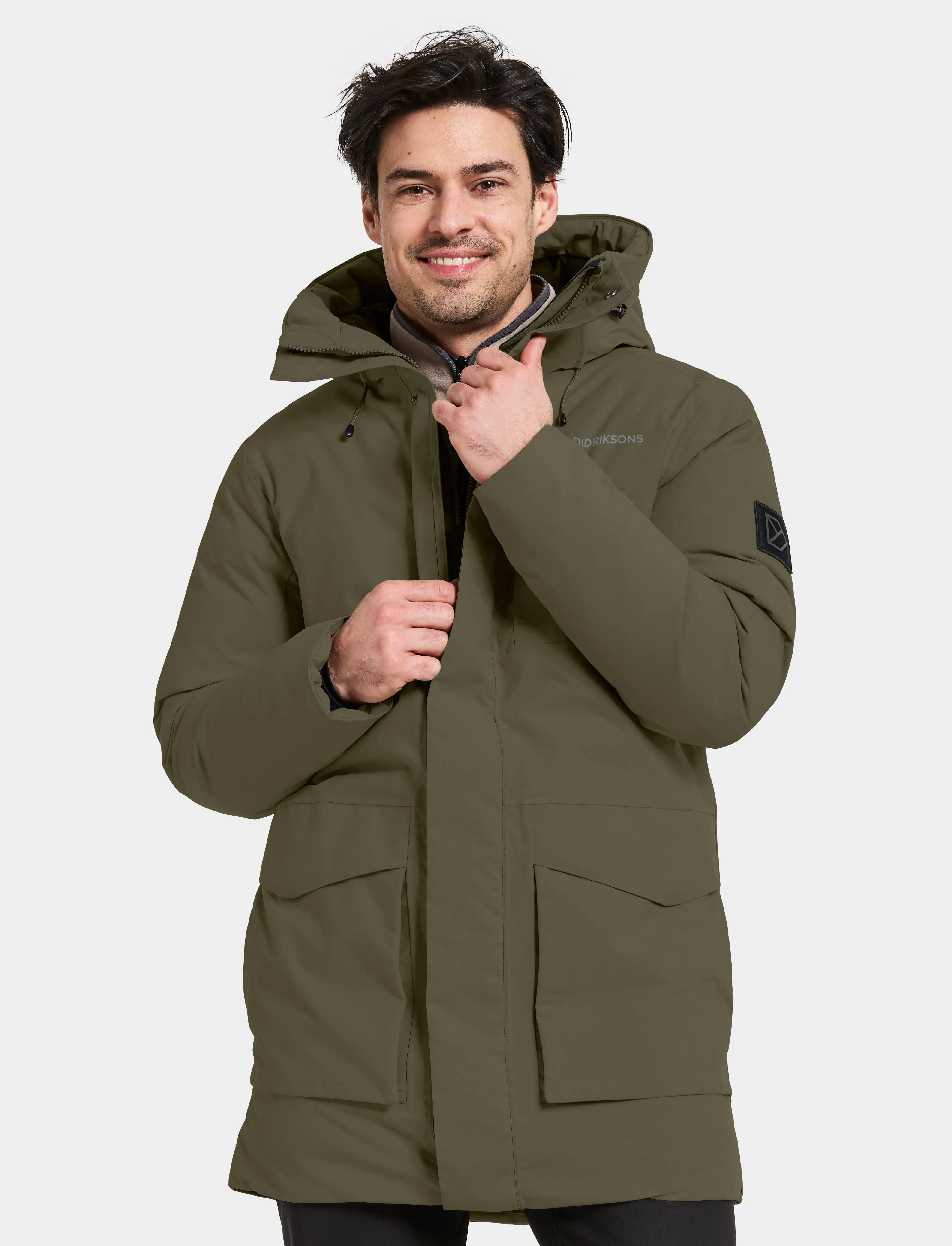 Didriksons Akilles Usx Parka 2, XL, Green, Sport Jackets > Sport Parkas, Herre