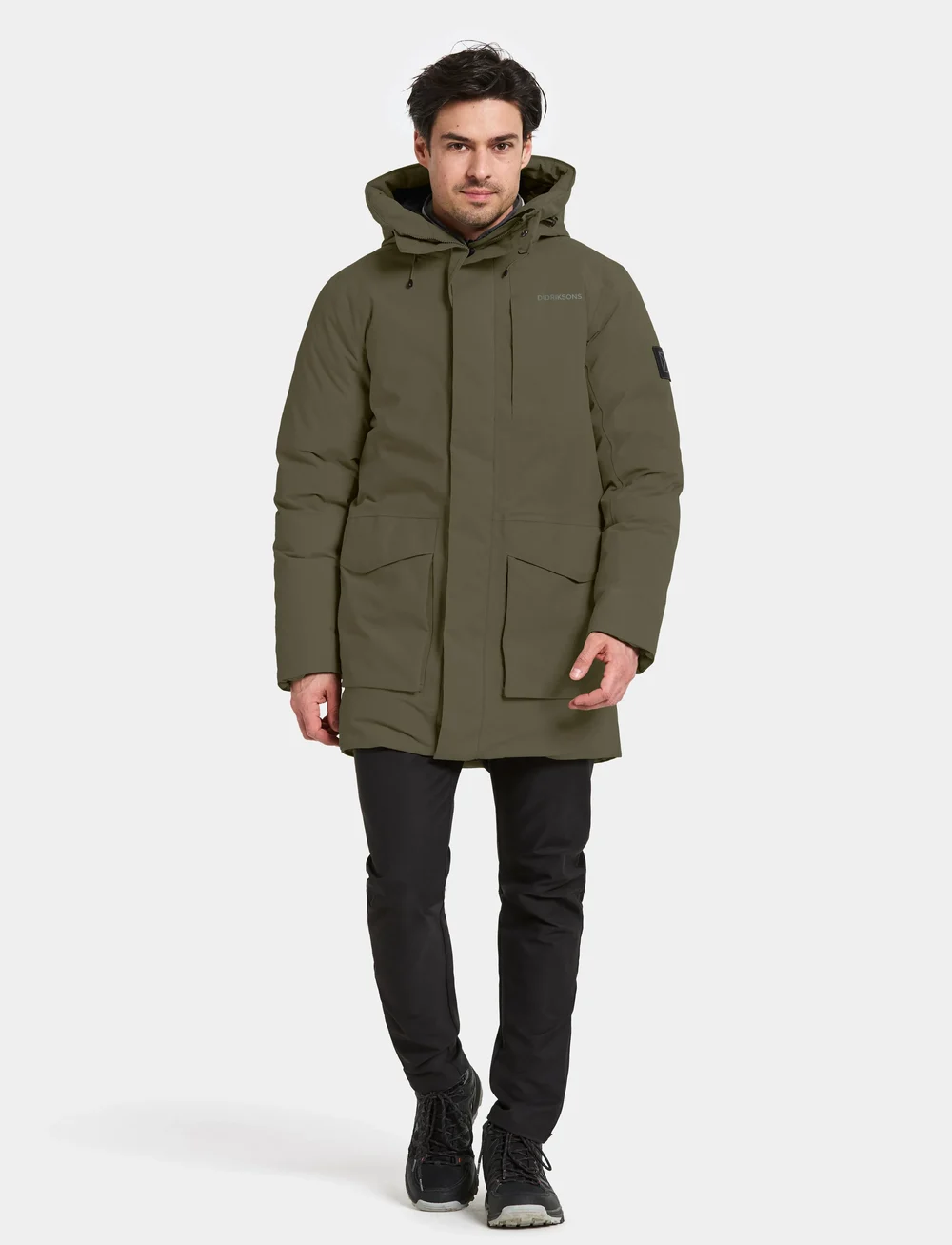 Didriksons - AKILLES USX PARKA 2 - vinterjakker - deep green - 3