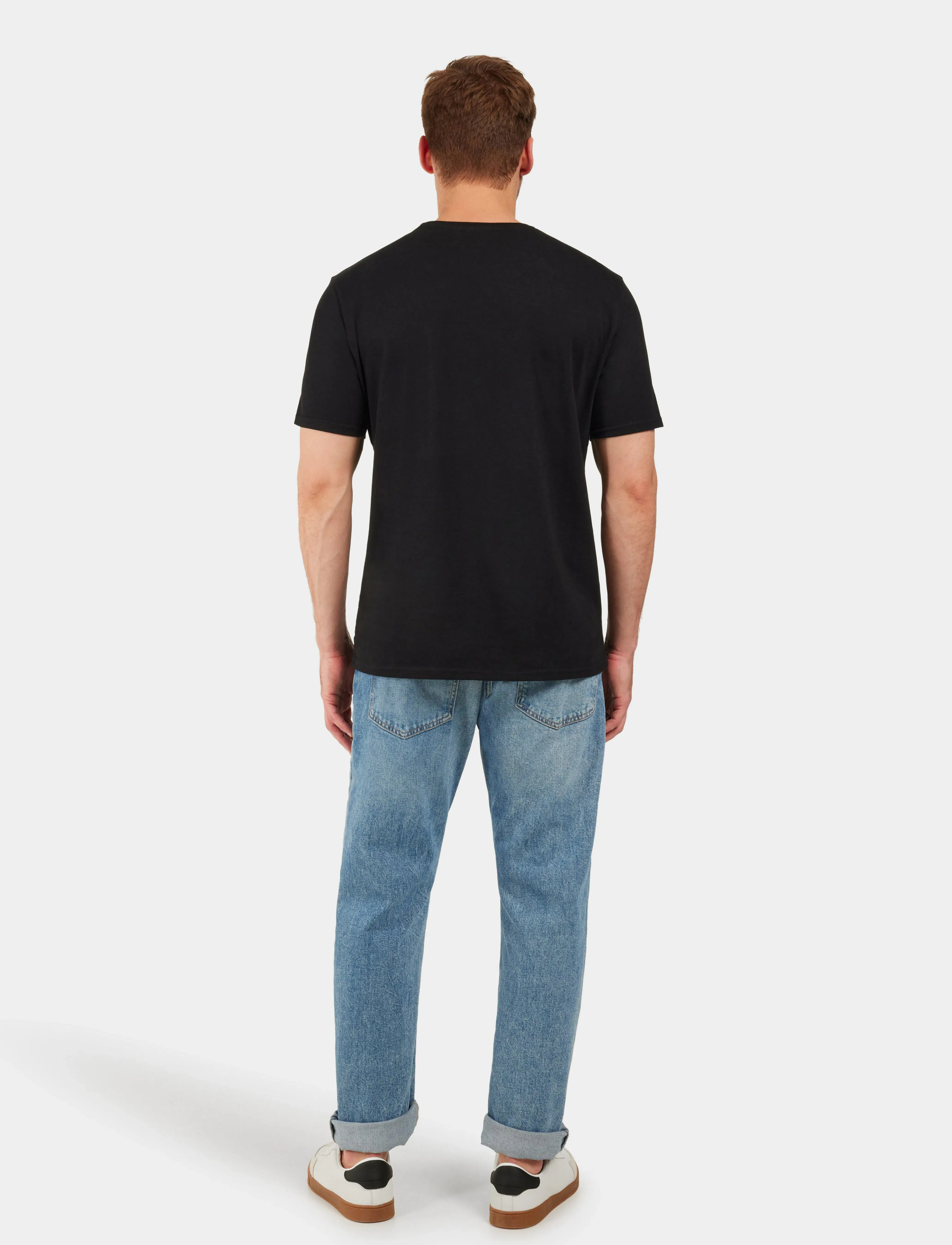 Didriksons - HARALD USX T-SH COL - t-shirts - black - 4