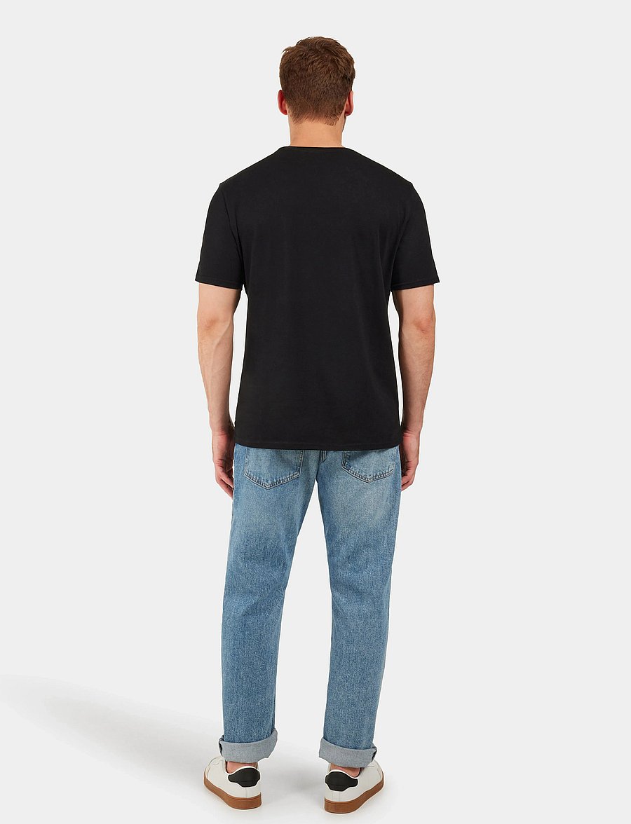 Didriksons - HARALD USX T-SH COL - t-shirts - black - 4
