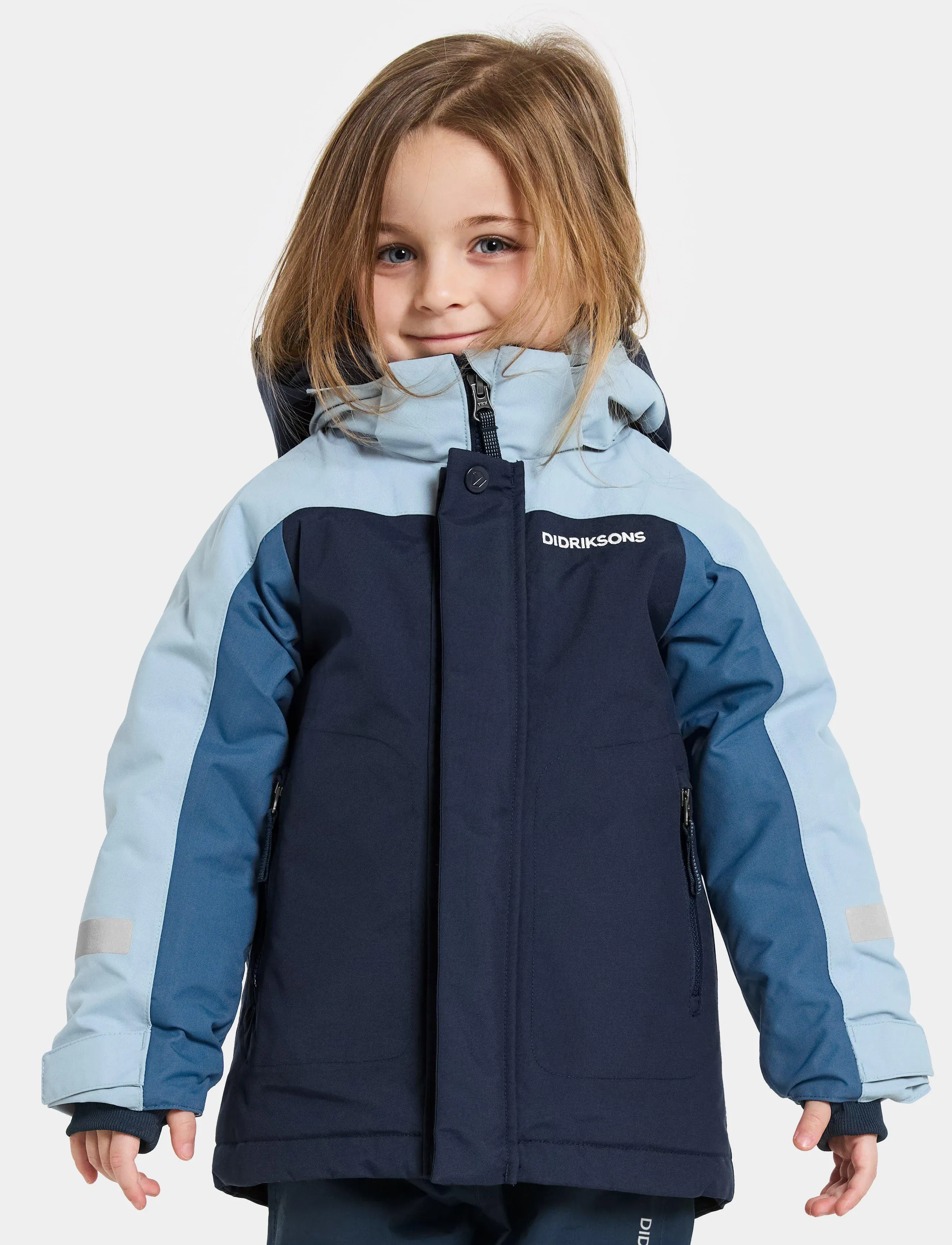 Didriksons Neptun Kids Jkt 4, 80, Blue, Jakker Og Frakker > Vinterjakker, Børn