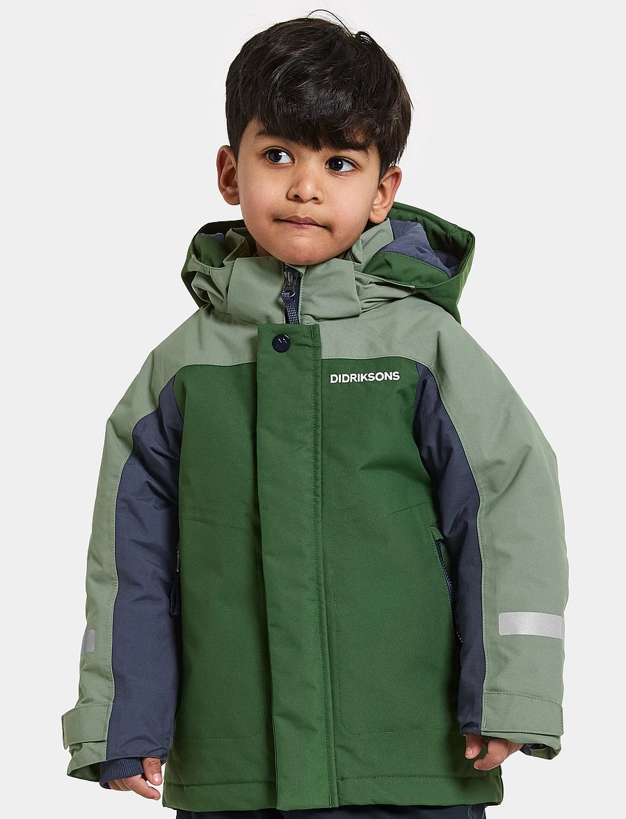 Didriksons - NEPTUN KIDS JKT 4 - outdoor - pine green - 0