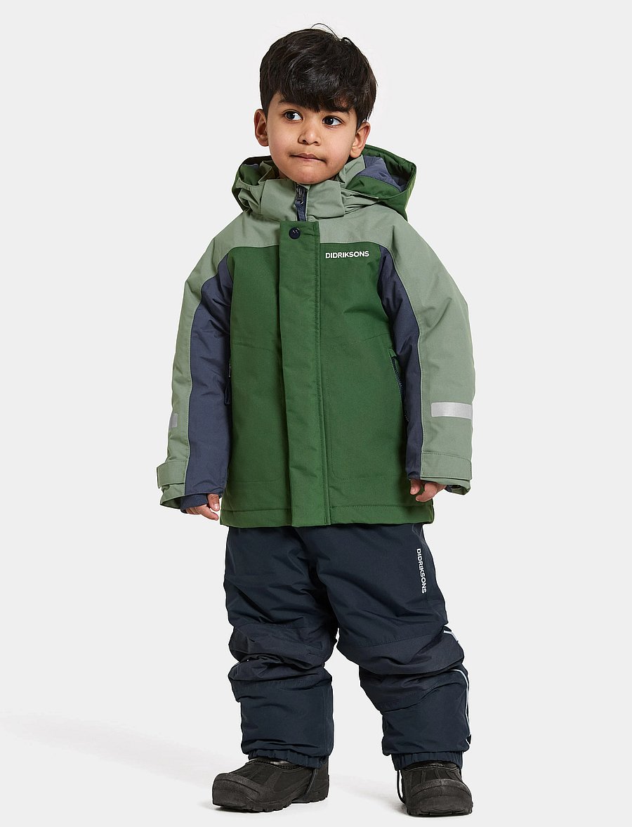 Didriksons - NEPTUN KIDS JKT 4 - outdoor - pine green - 3