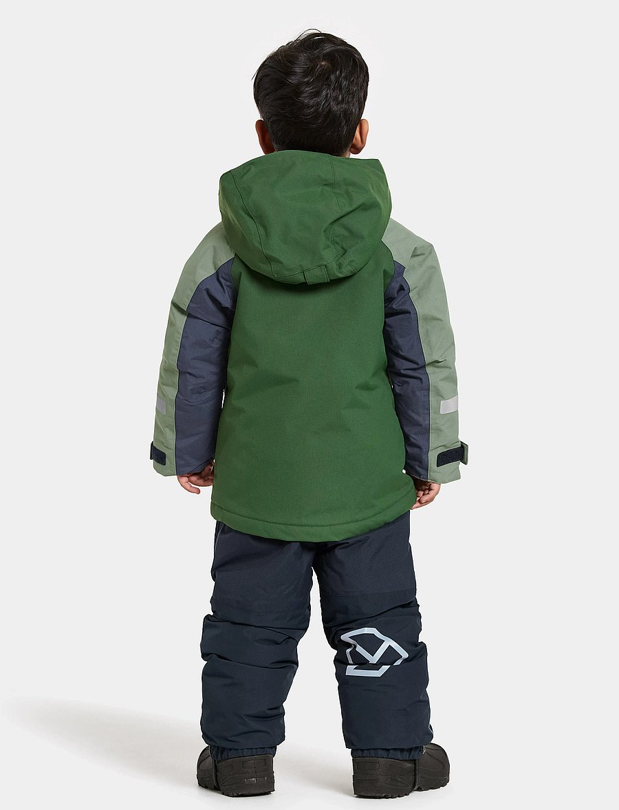 Didriksons - NEPTUN KIDS JKT 4 - outdoor - pine green - 4