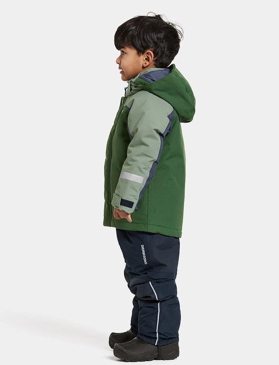 Didriksons - NEPTUN KIDS JKT 4 - outdoor - pine green - 5