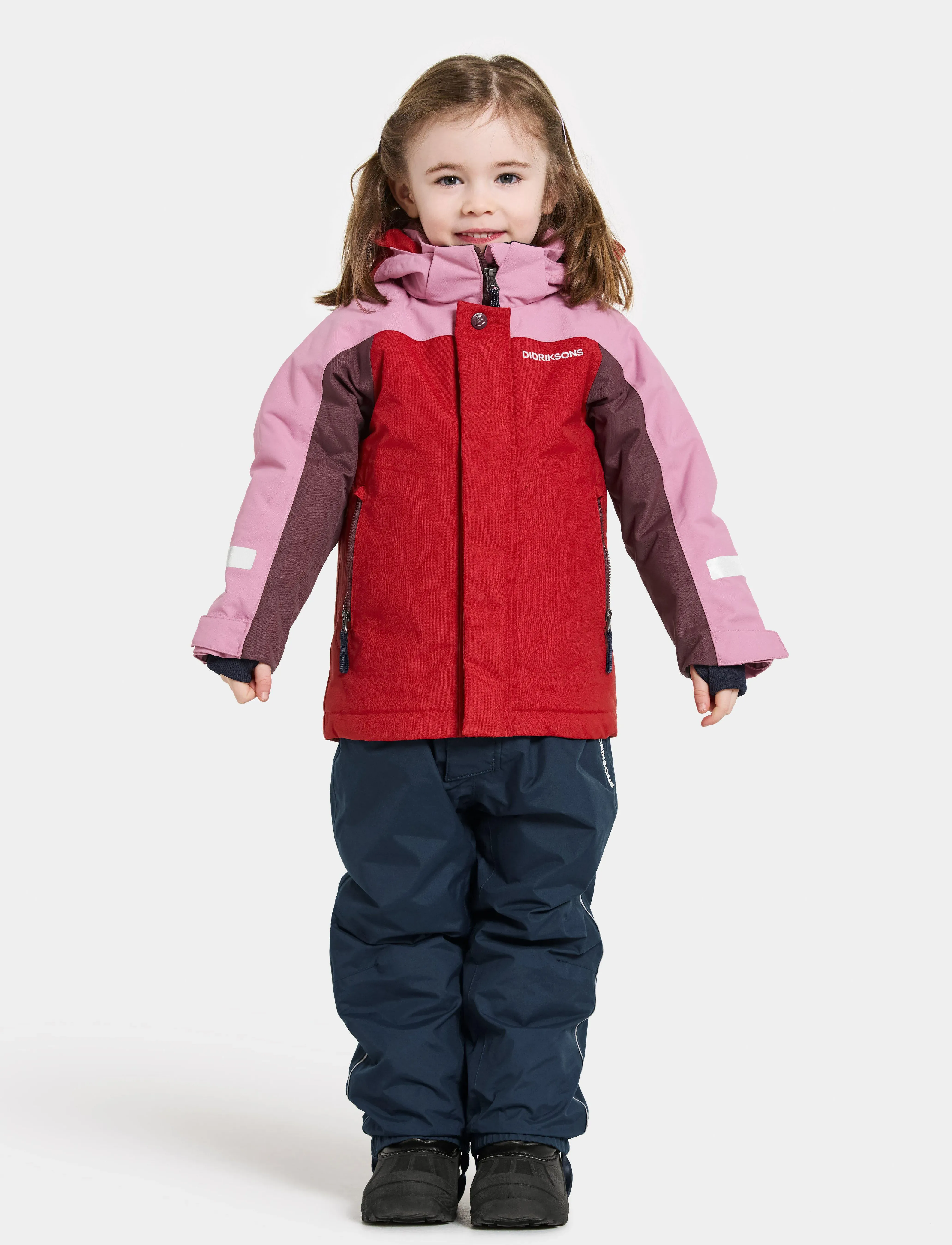 Didriksons - NEPTUN KIDS JKT 4 - ytterkläder - pomme red - 3