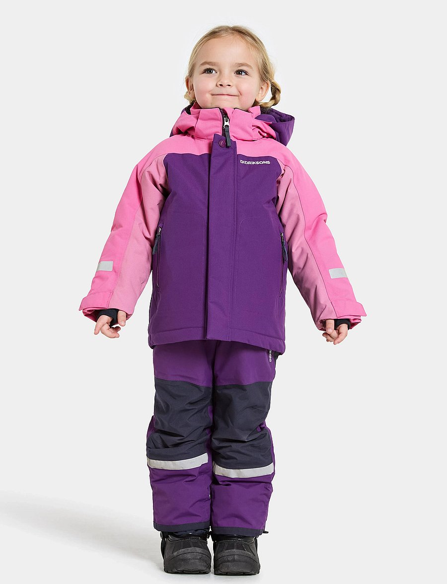Didriksons - NEPTUN KIDS JKT 4 - Õueriided - royal purple - 3