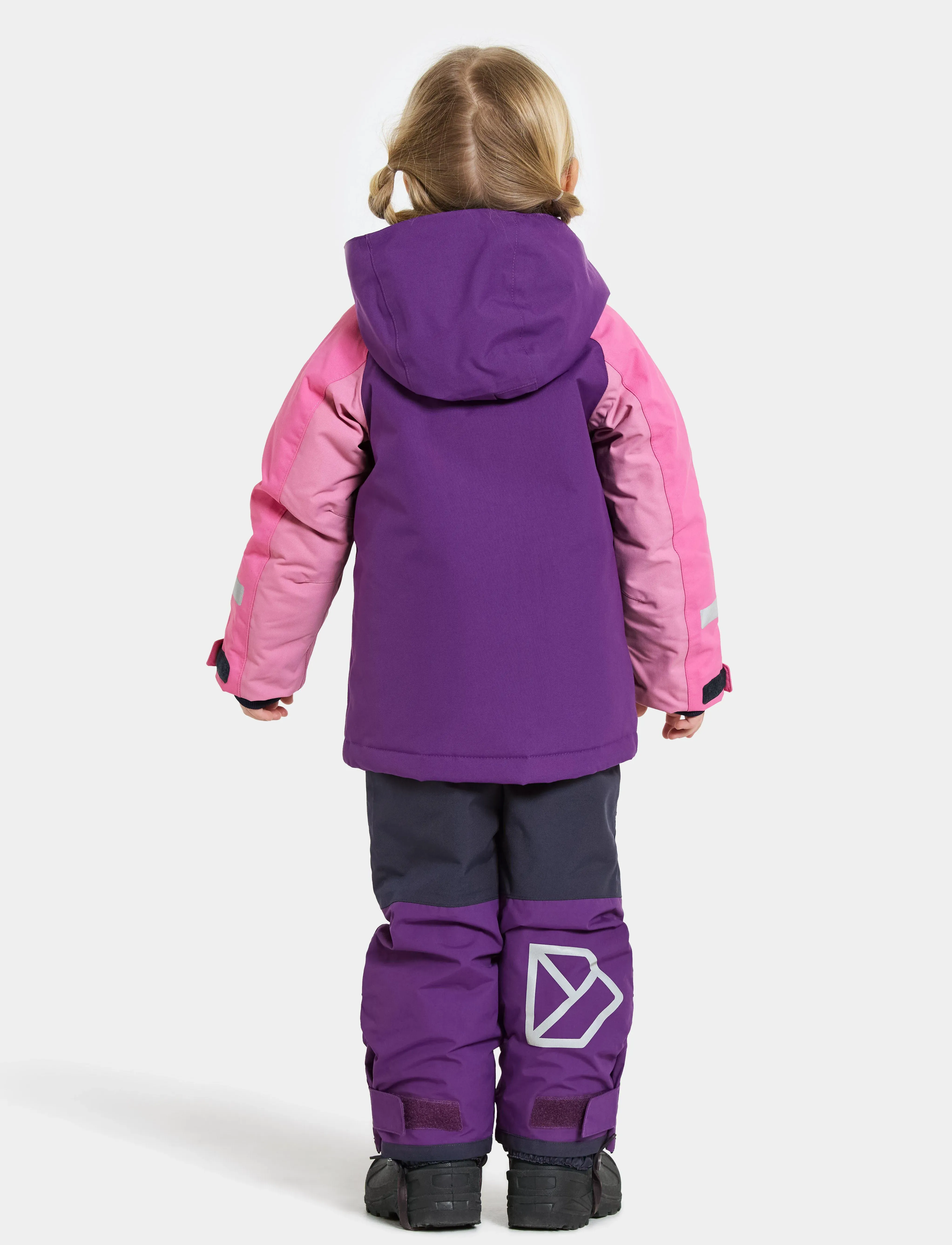 Didriksons - NEPTUN KIDS JKT 4 - ytterkläder - royal purple - 4