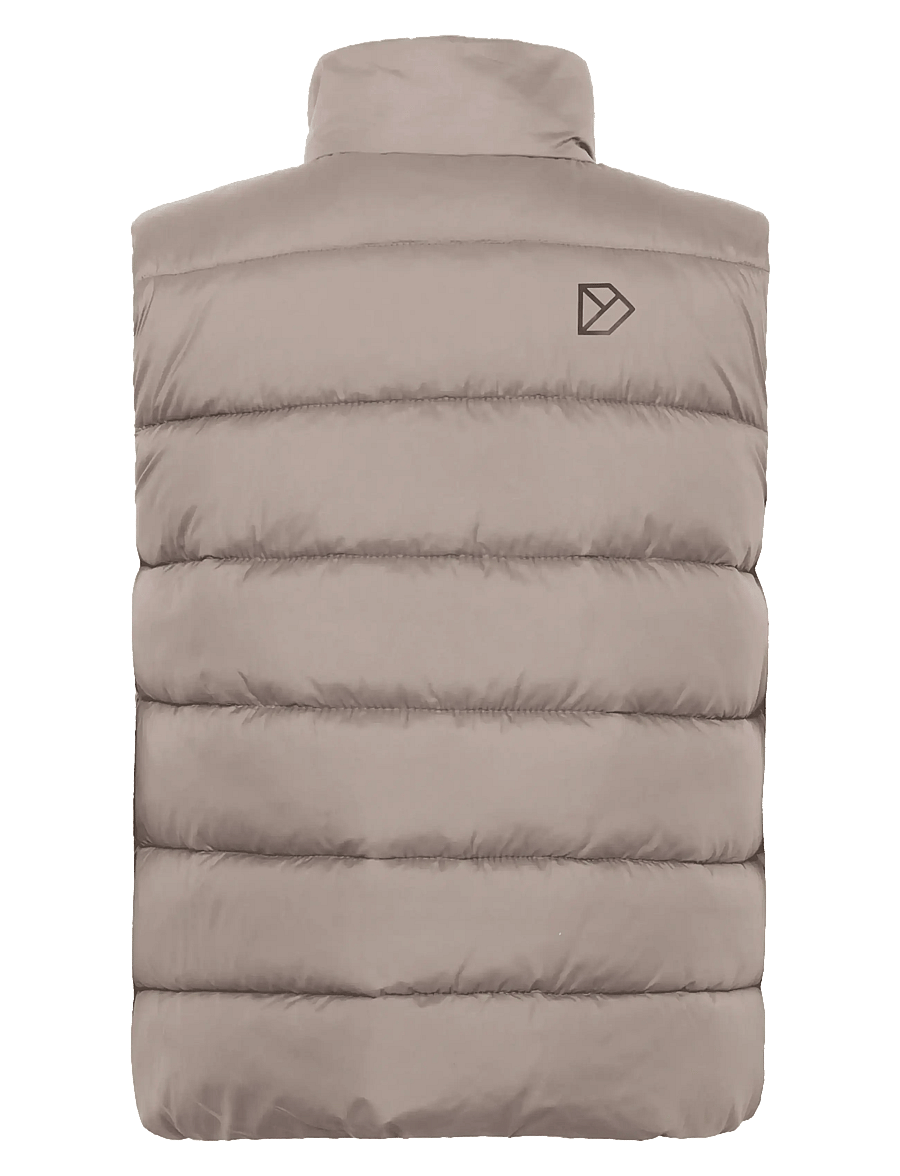 Didriksons - KILO KIDS VEST 2 - overtøj - ash brown - 2