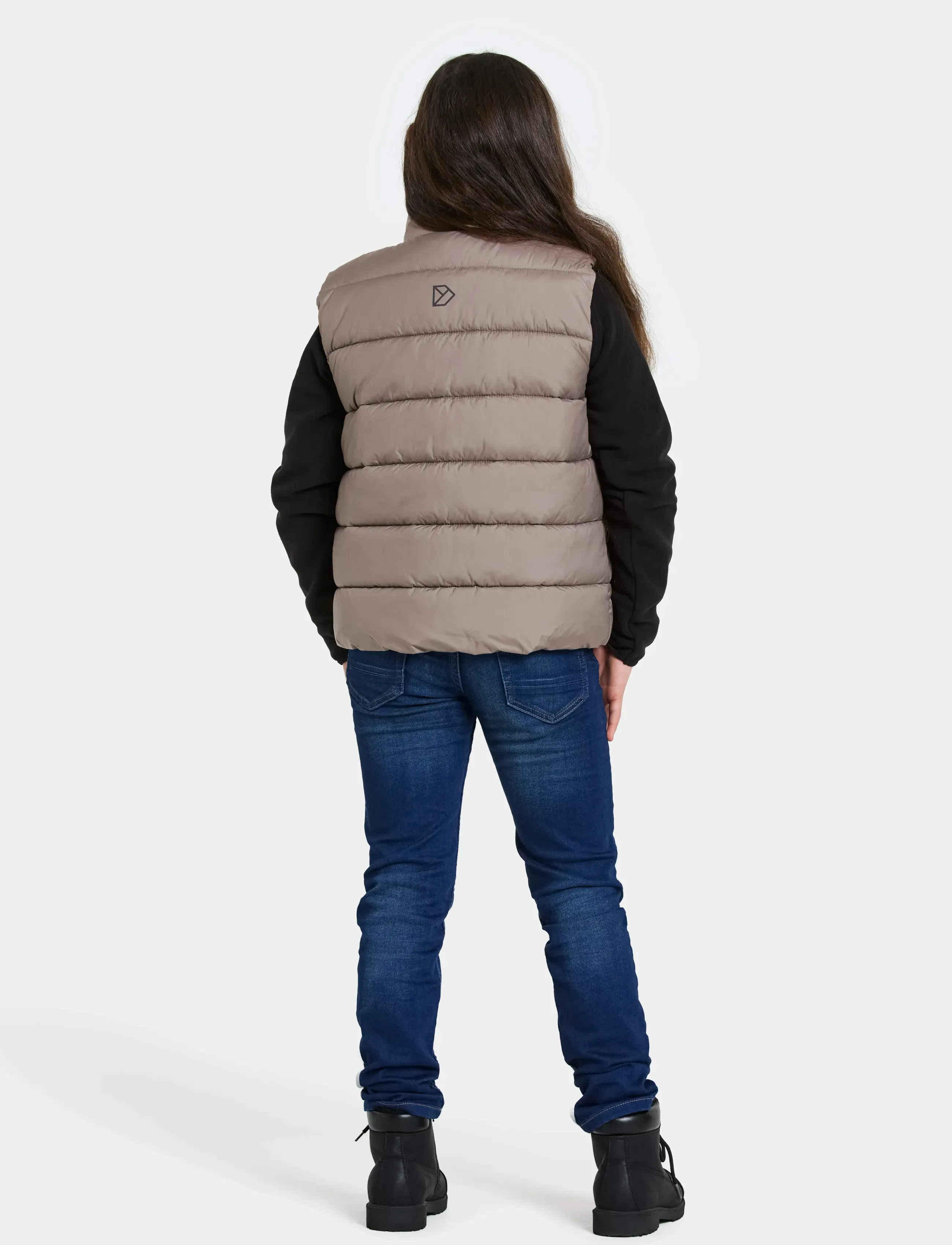 Didriksons - KILO KIDS VEST 2 - ytterkläder - ash brown - 5