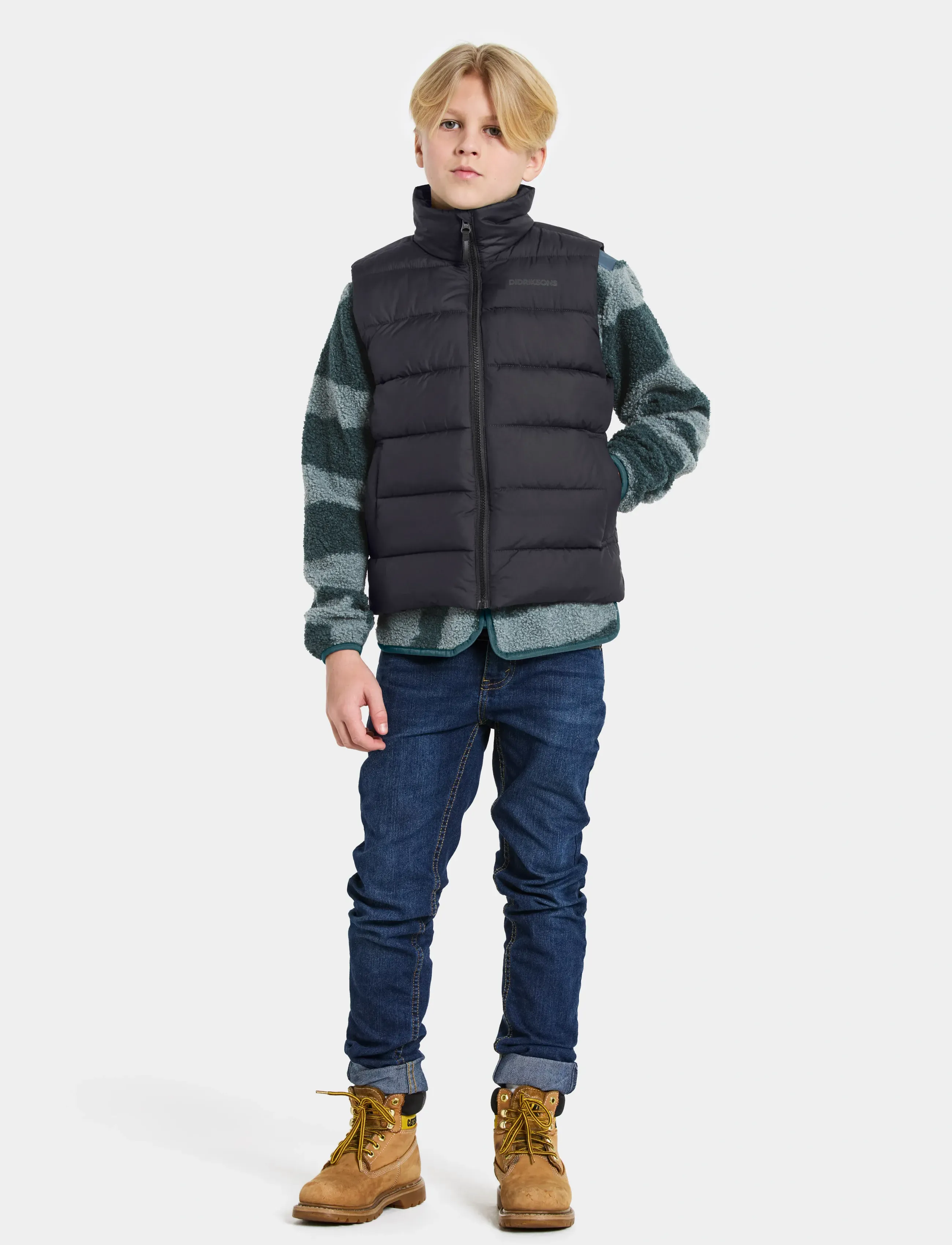 Didriksons - KILO KIDS VEST 2 - outdoor - black - 5