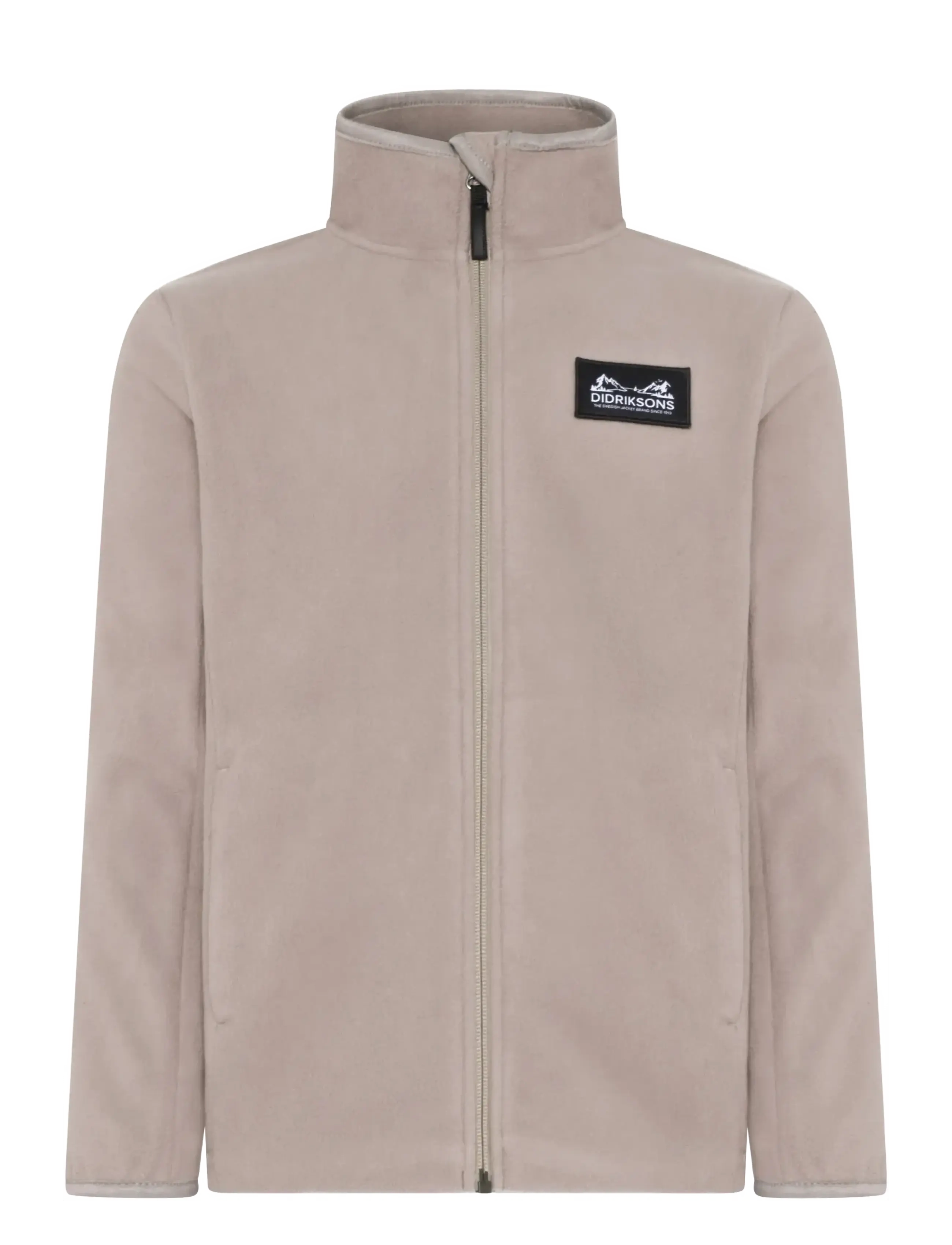 Didriksons - Malakit Windproof Kids' Full-Zip - sweatshirts - ash brown - 3
