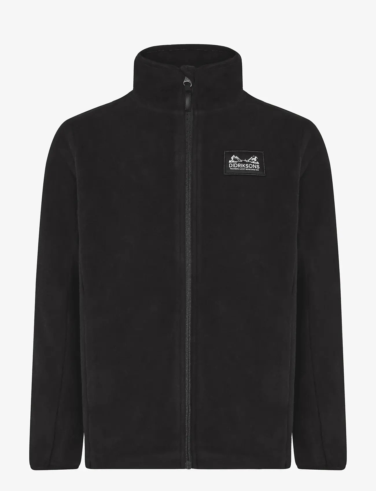 Didriksons - Malakit Windproof Kids' Full-Zip - sweatshirts - black - 0