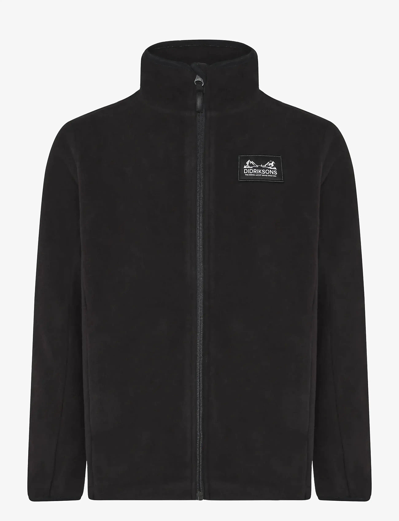 Didriksons - Malakit Windproof Kids' Full-Zip - sweatshirts - black - 3