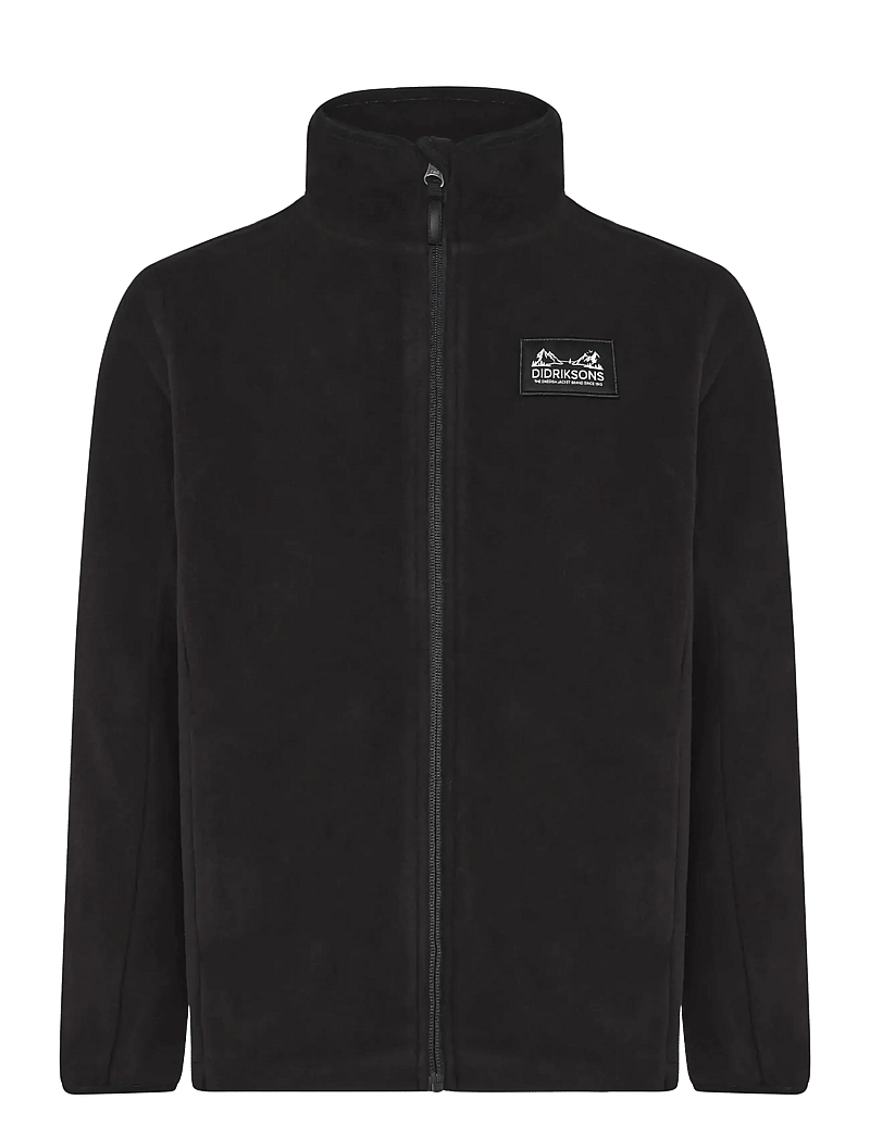Didriksons - Malakit Windproof Kids' Full-Zip - sweatshirts - black - 3