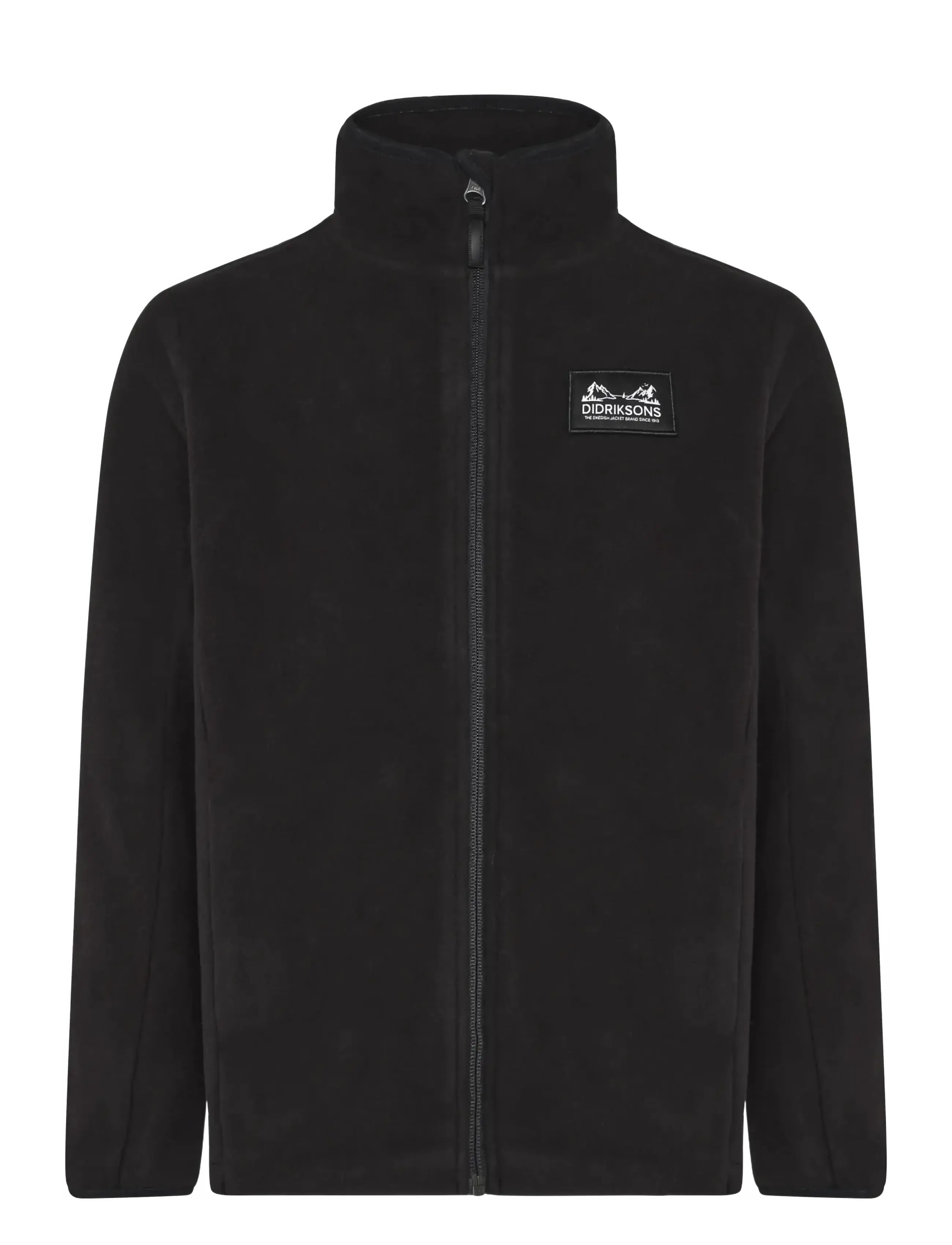 Didriksons - Malakit Windproof Kids' Full-Zip - sweatshirts - black - 3