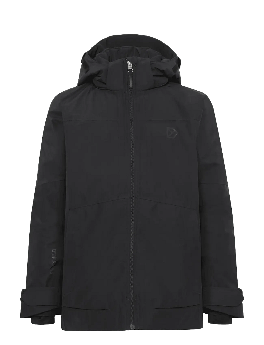 Didriksons - DOLOMIT KIDS JKT 3 - outdoor - black - 1