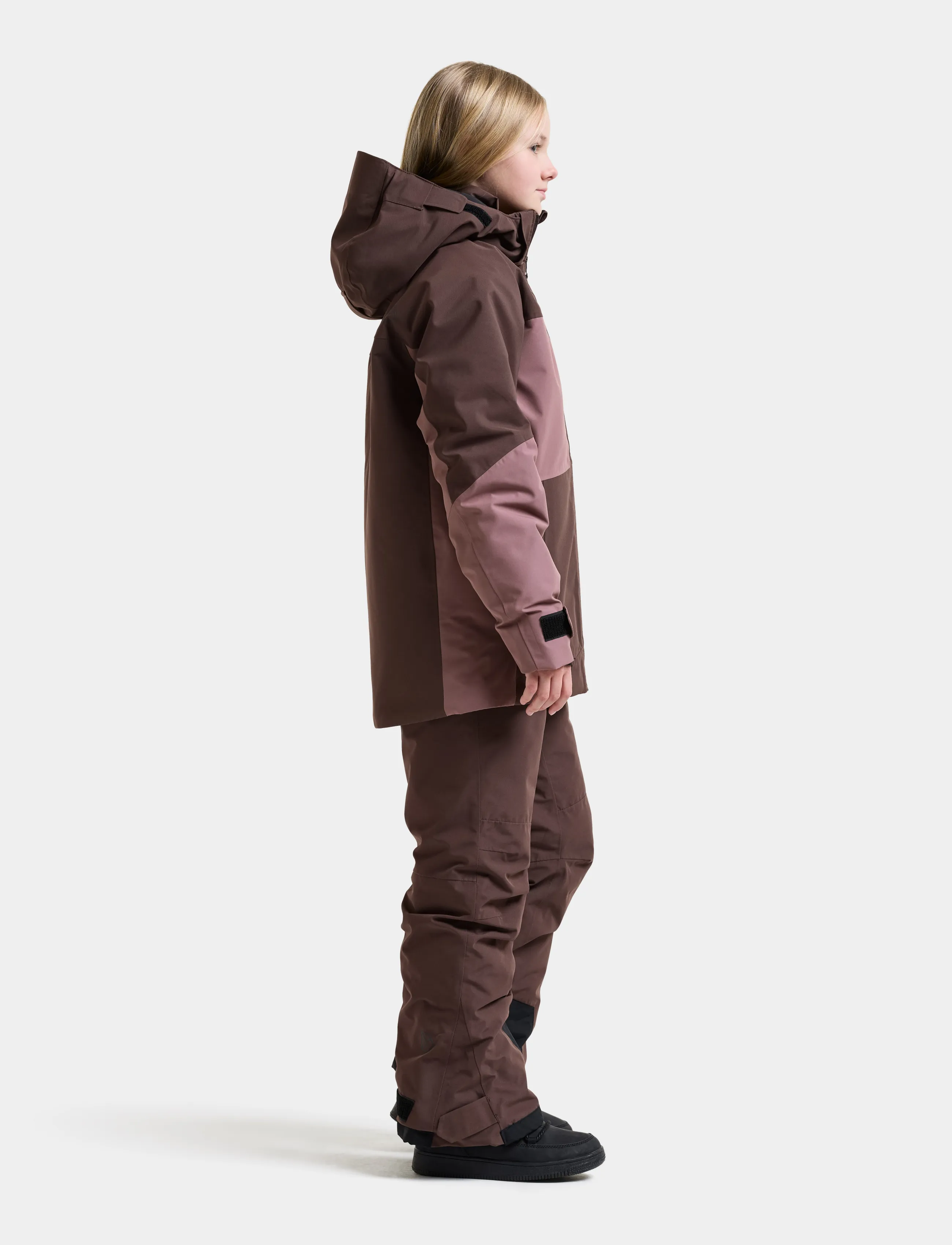 Didriksons - Dolomit Kids' Jacket - suusajoped - dulse pink - 0
