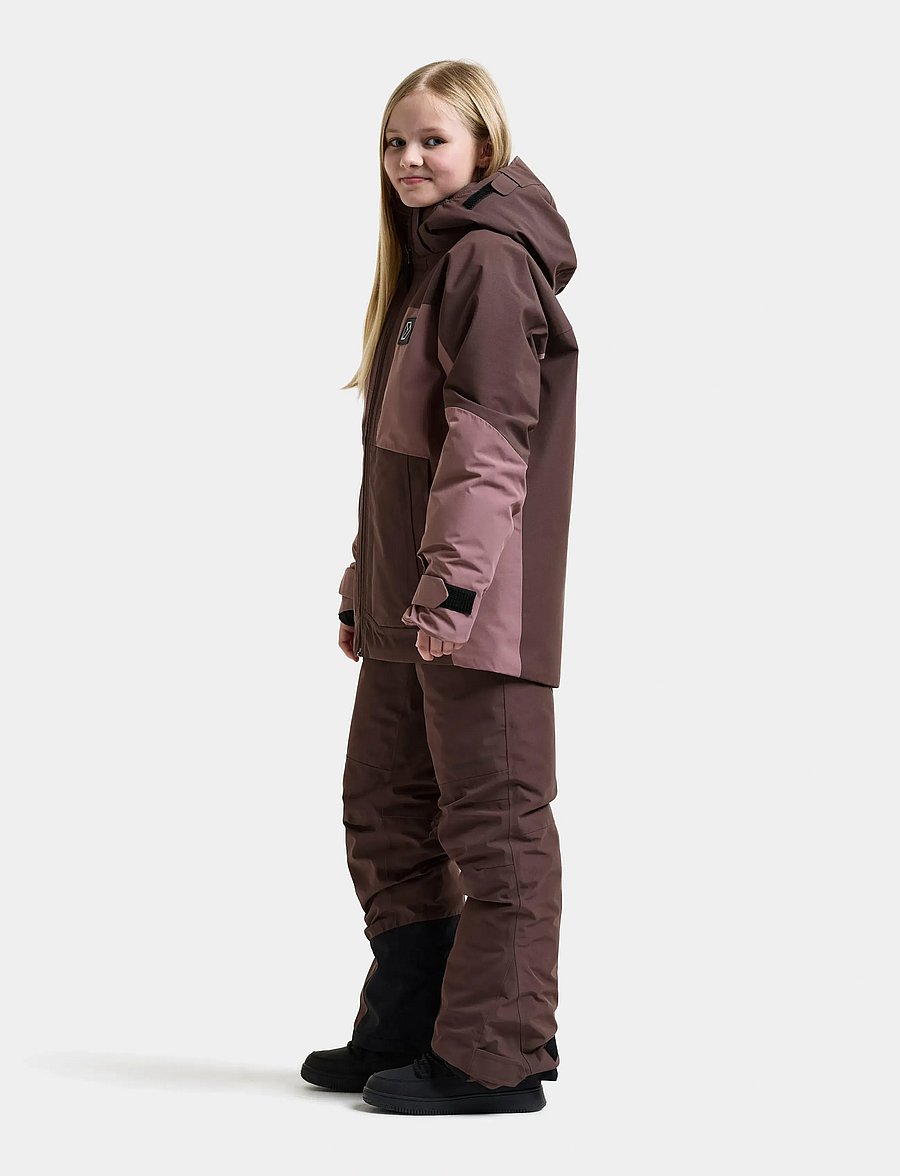 Didriksons - Dolomit Kids' Jacket - suusajoped - dulse pink - 5