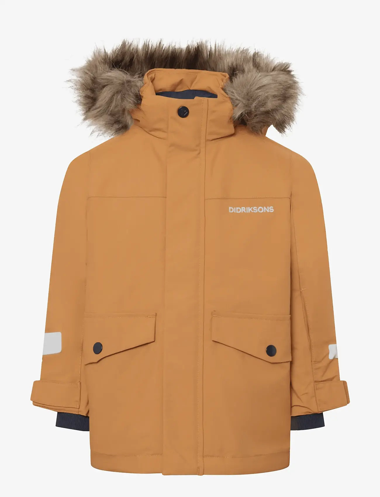 Didriksons - BJÄRVEN KIDS PARKA 4 - isolerede jakker - almond tree - 1