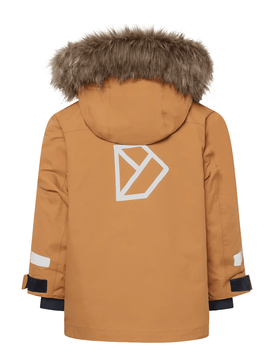 Didriksons - BJÄRVEN KIDS PARKA 4 - isolerade jackor - almond tree - 2