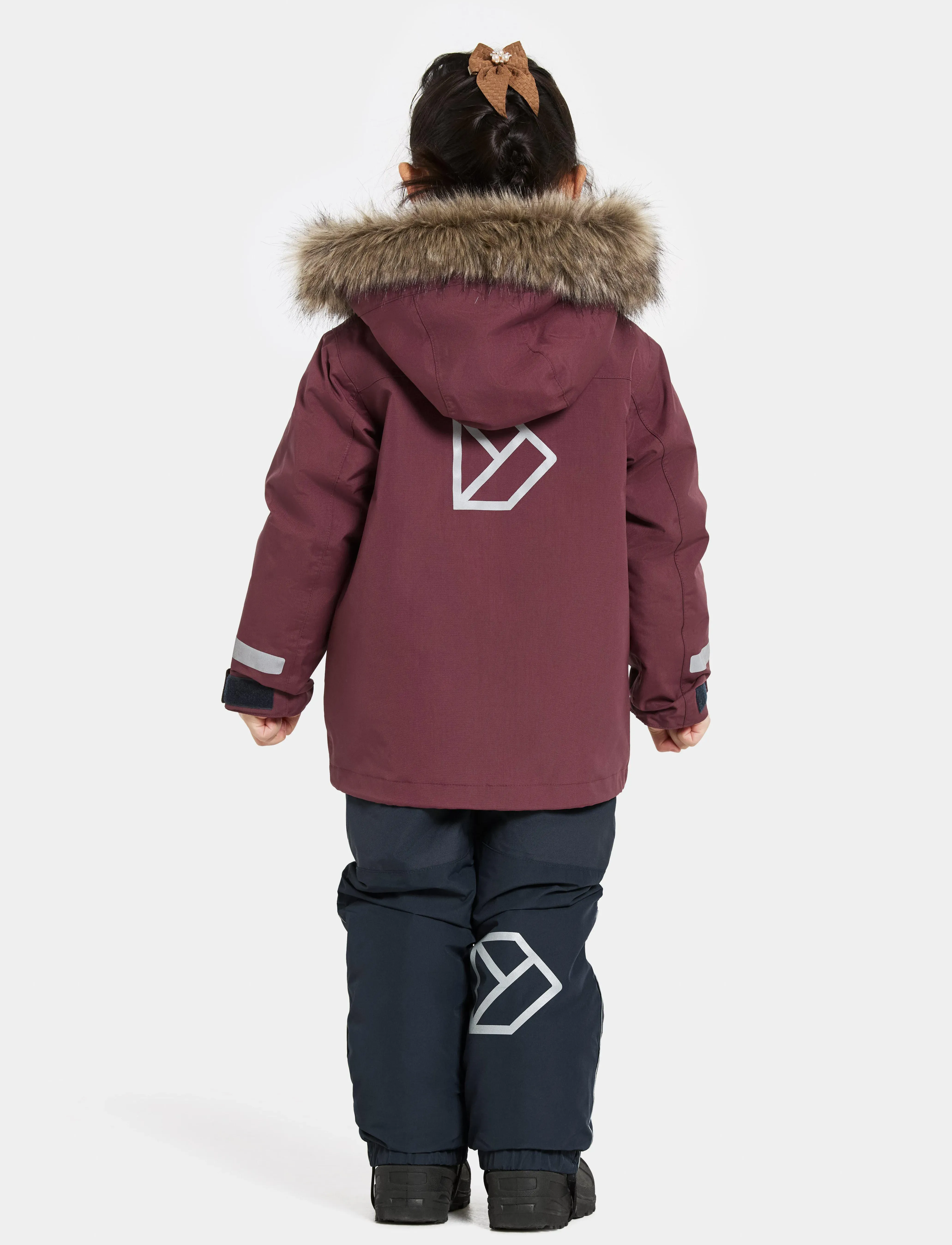 Didriksons - BJÄRVEN KIDS PARKA 4 - isolerte jakker - anemon red - 4
