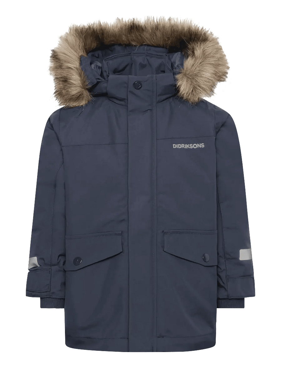 Didriksons - BJÄRVEN KIDS PARKA 4 - jakas ar siltu oderi - navy - 1