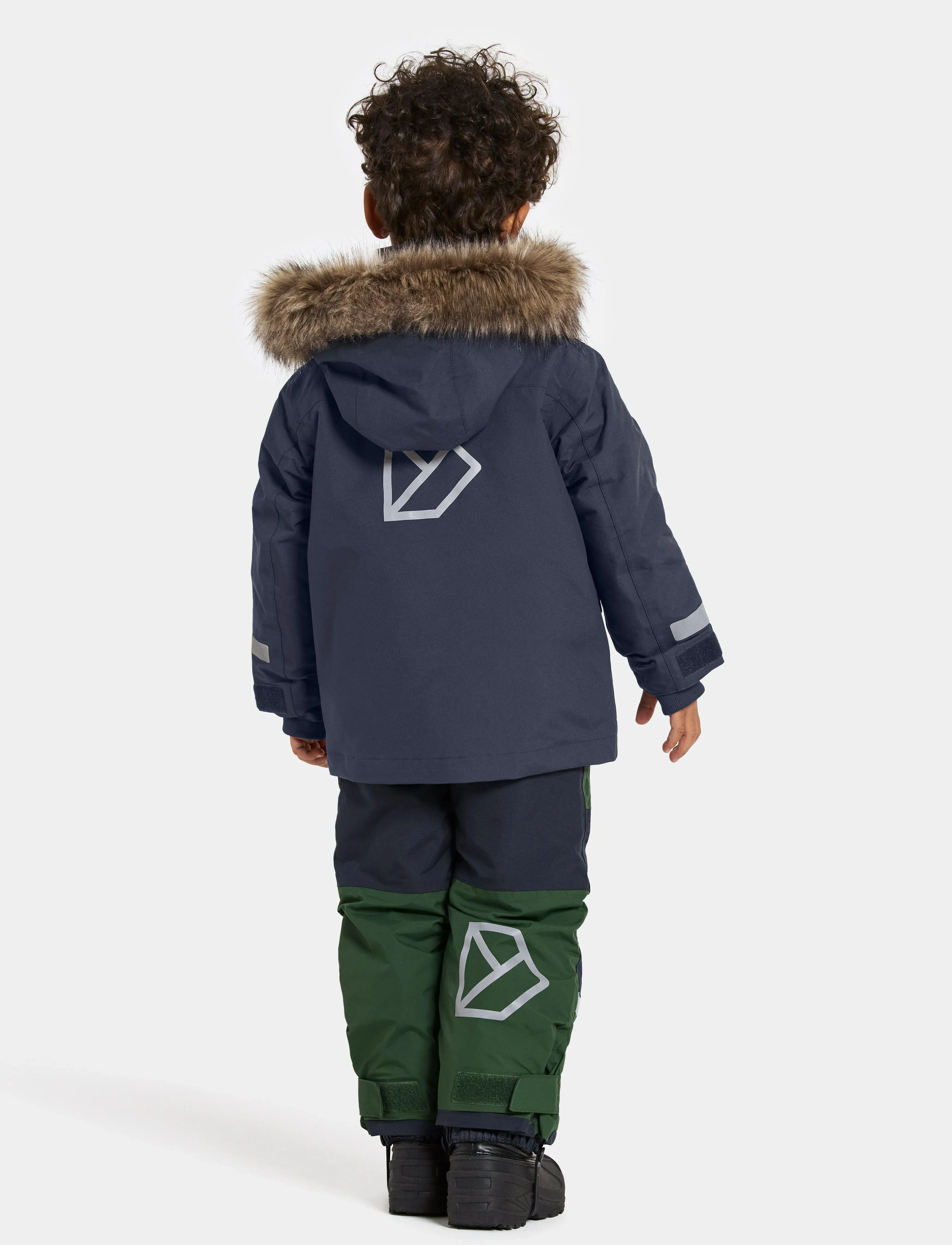 Didriksons - BJÄRVEN KIDS PARKA 4 - jakas ar siltu oderi - navy - 4