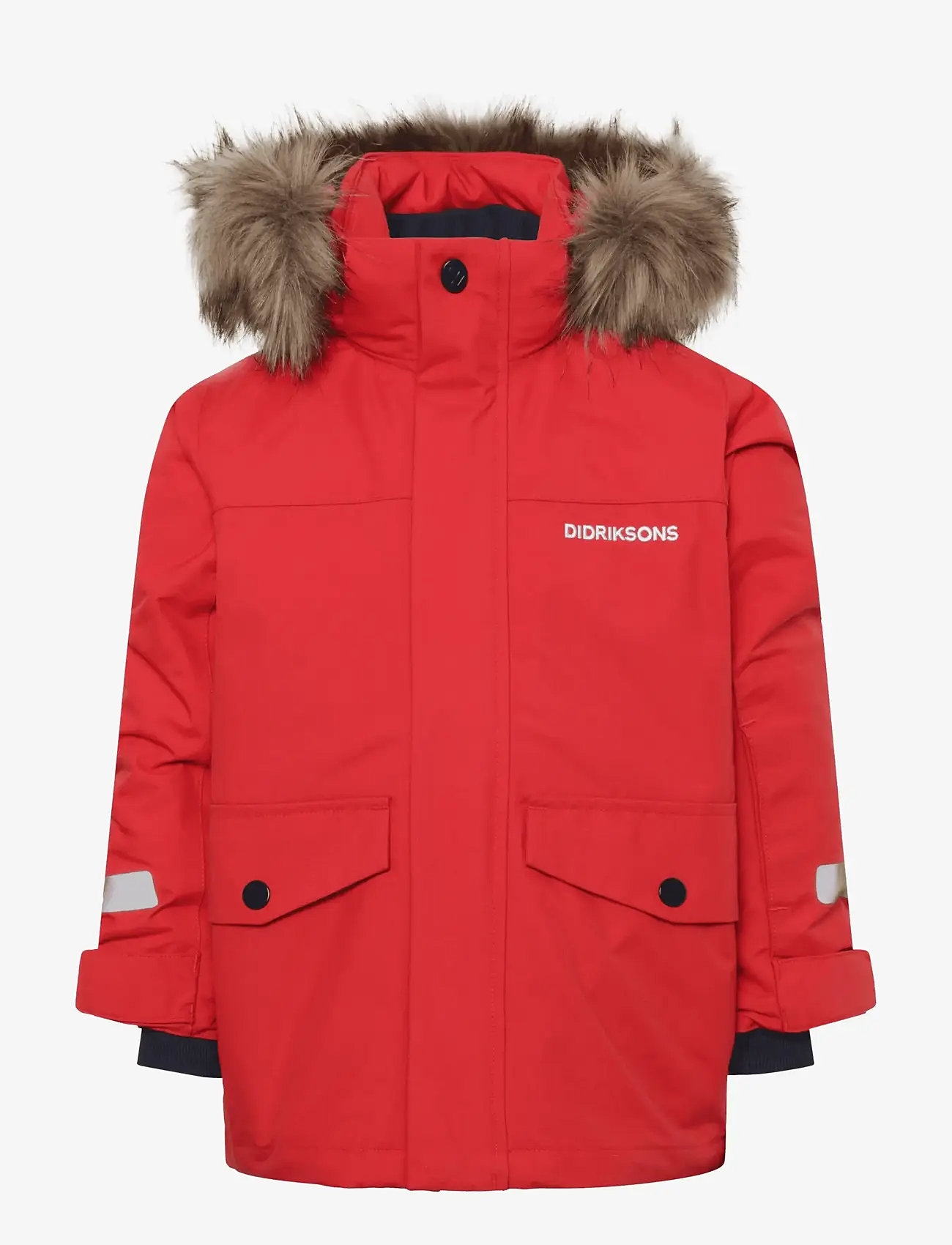 Didriksons - BJÄRVEN KIDS PARKA 4 - isolerade jackor - pomme red - 1