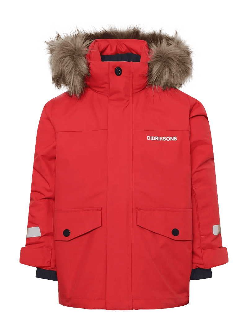 Didriksons - BJÄRVEN KIDS PARKA 4 - isolerade jackor - pomme red - 1