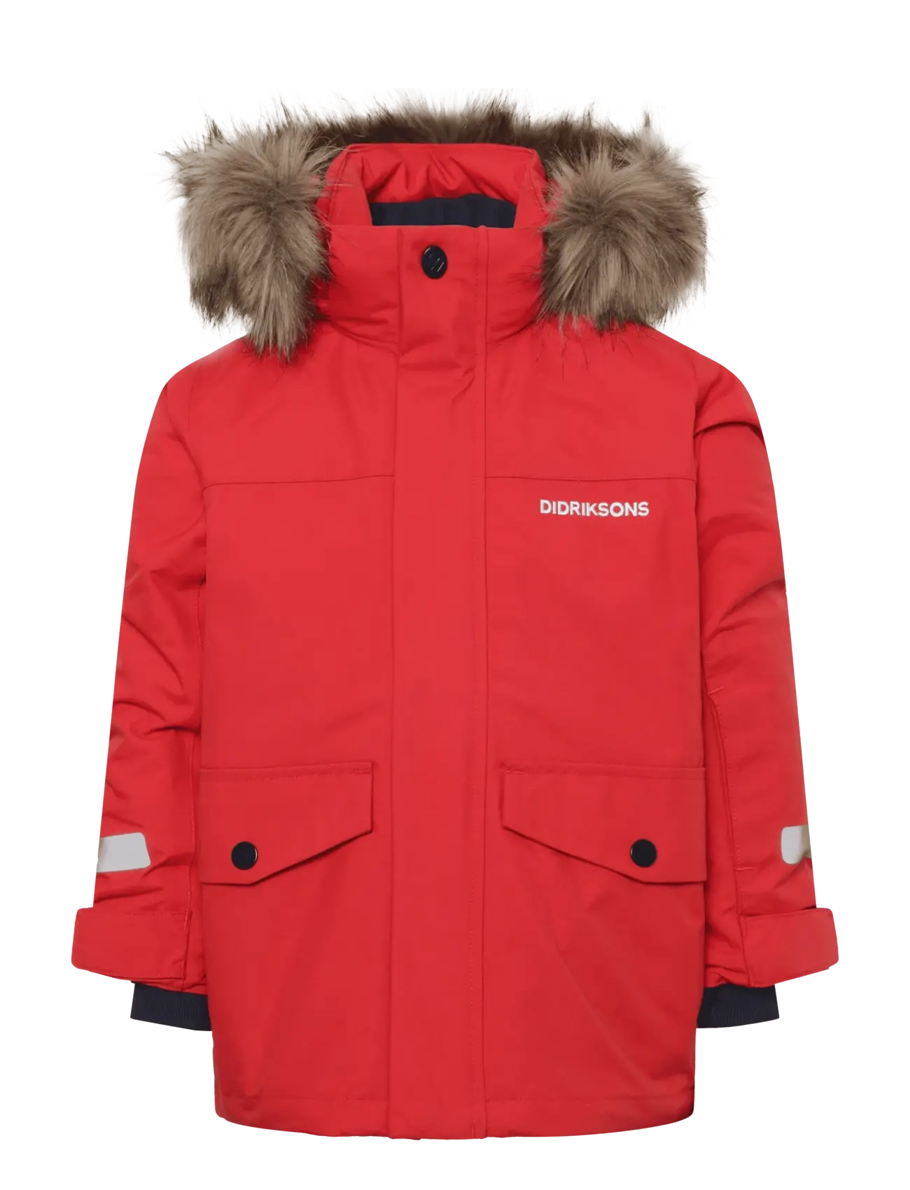 Didriksons BJÄRVEN KIDS PARKA 4 - Parkas - POMME RED / red