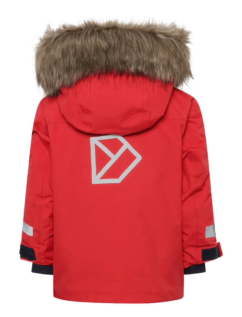 Didriksons - BJÄRVEN KIDS PARKA 4 - isolerade jackor - pomme red - 2