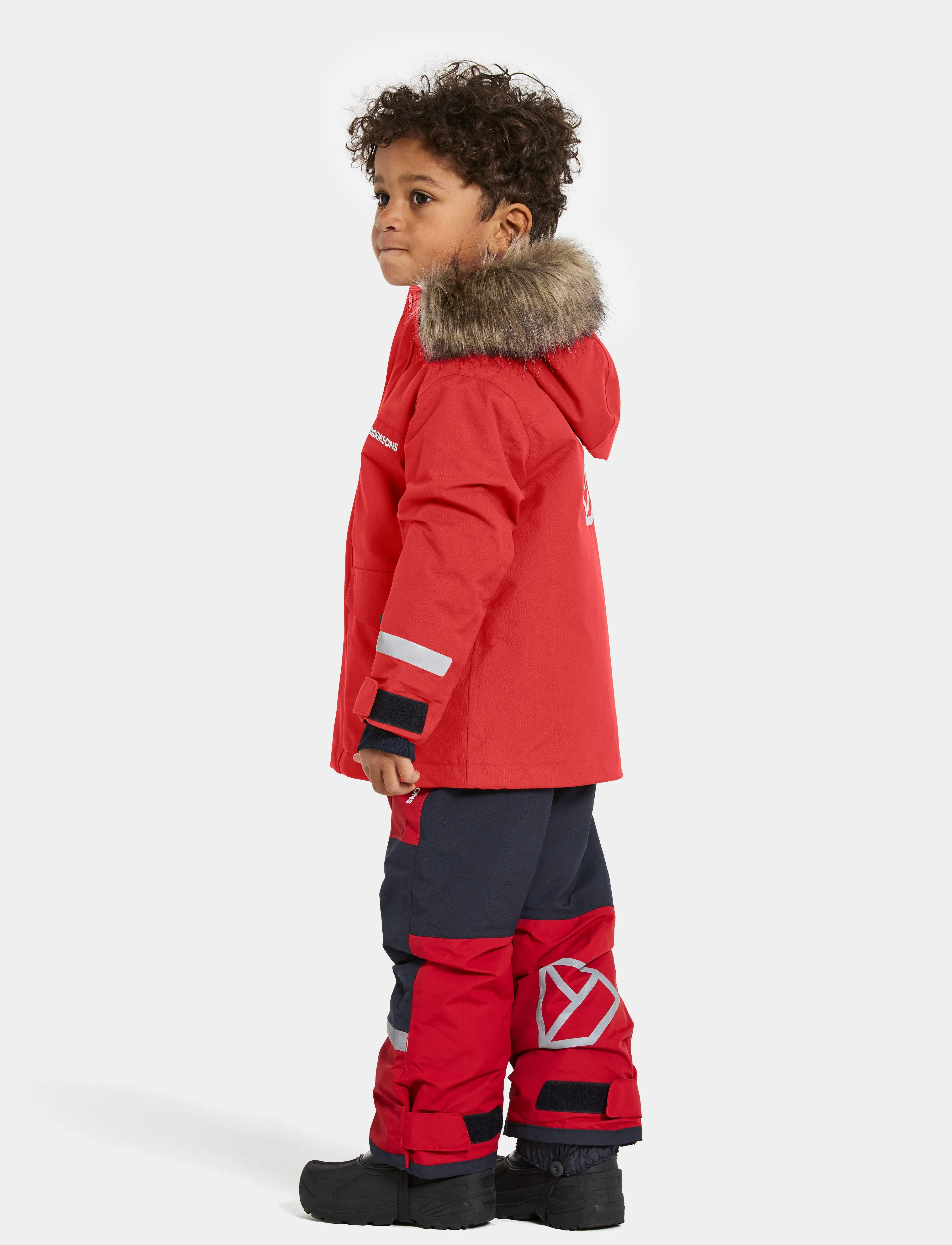 Didriksons - BJÄRVEN KIDS PARKA 4 - isolerade jackor - pomme red - 5