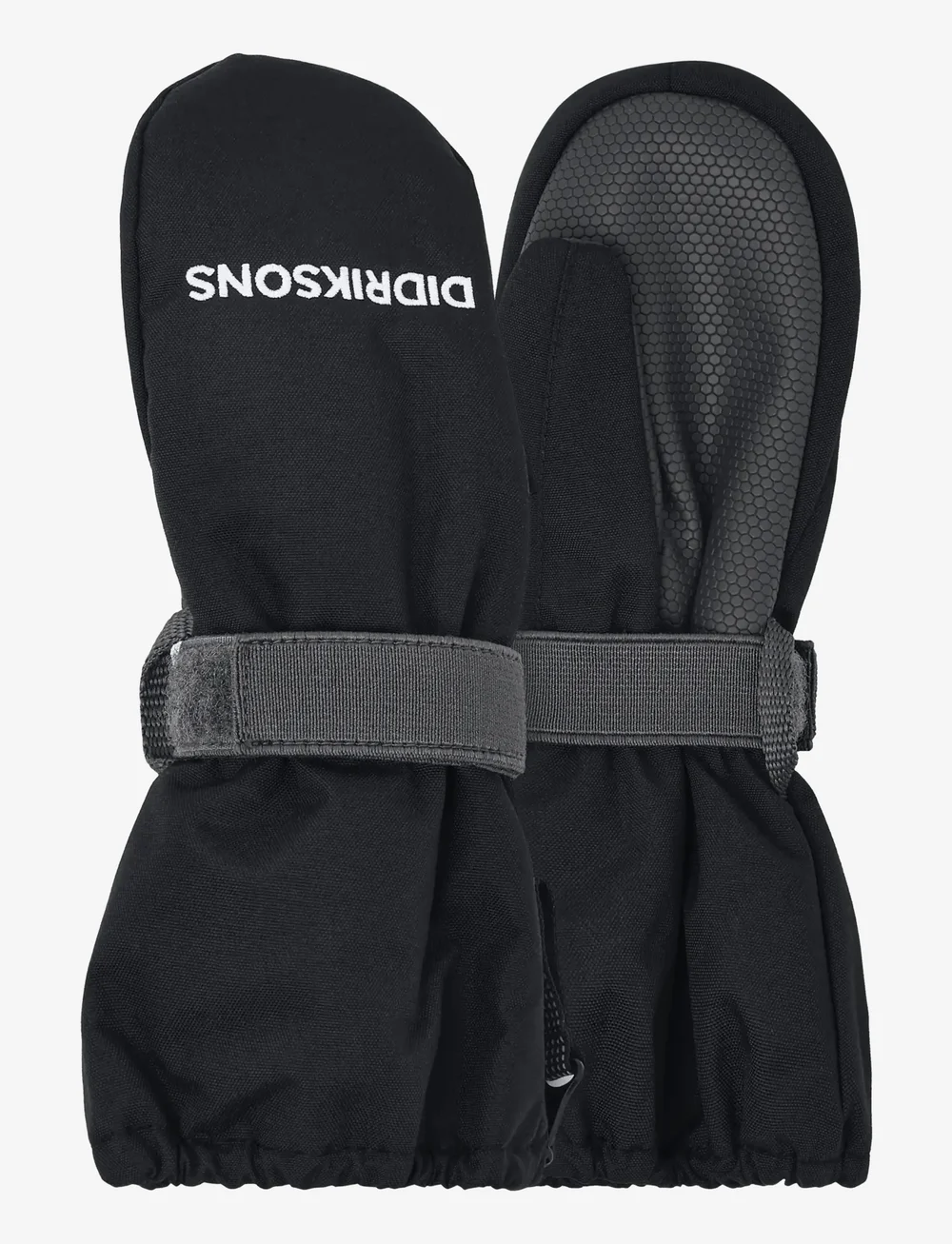 Didriksons - BIGGLES ZIP MITTEN 8 - kindad - black - 1