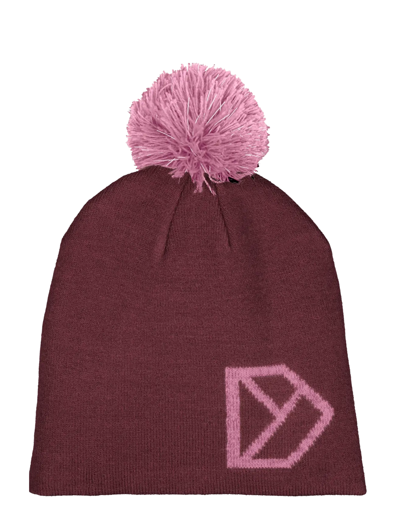 Didriksons Dropi Kids Beanie 2, Børn, Børne Kvast Hue, Rød, Str: 6-8