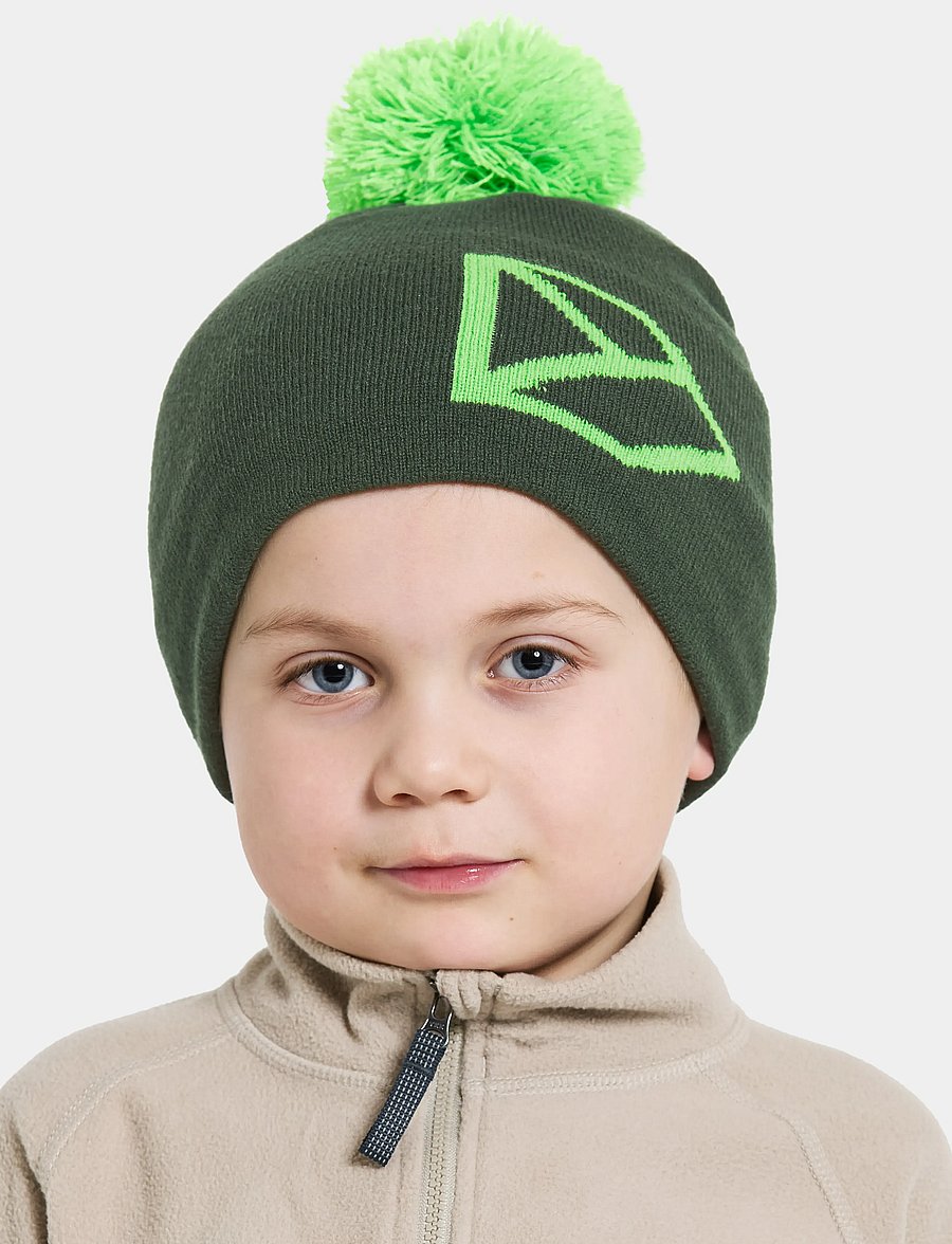 Didriksons - DROPI KIDS BEANIE 2 - beanies - pine green - 0