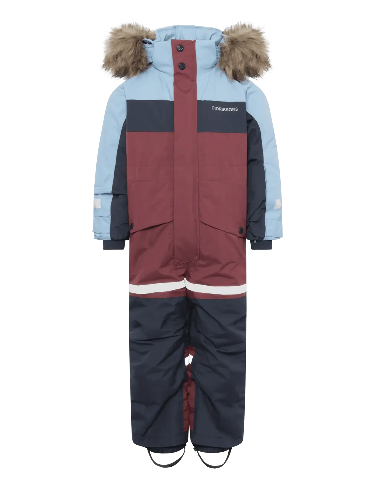 Didriksons BJÄRVEN KDS COVER 4 - Schneeanzug - ANEMON RED / multi