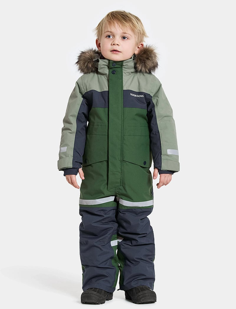 Didriksons - BJÄRVEN KDS COVER 4 - overtøj - light moss - 0