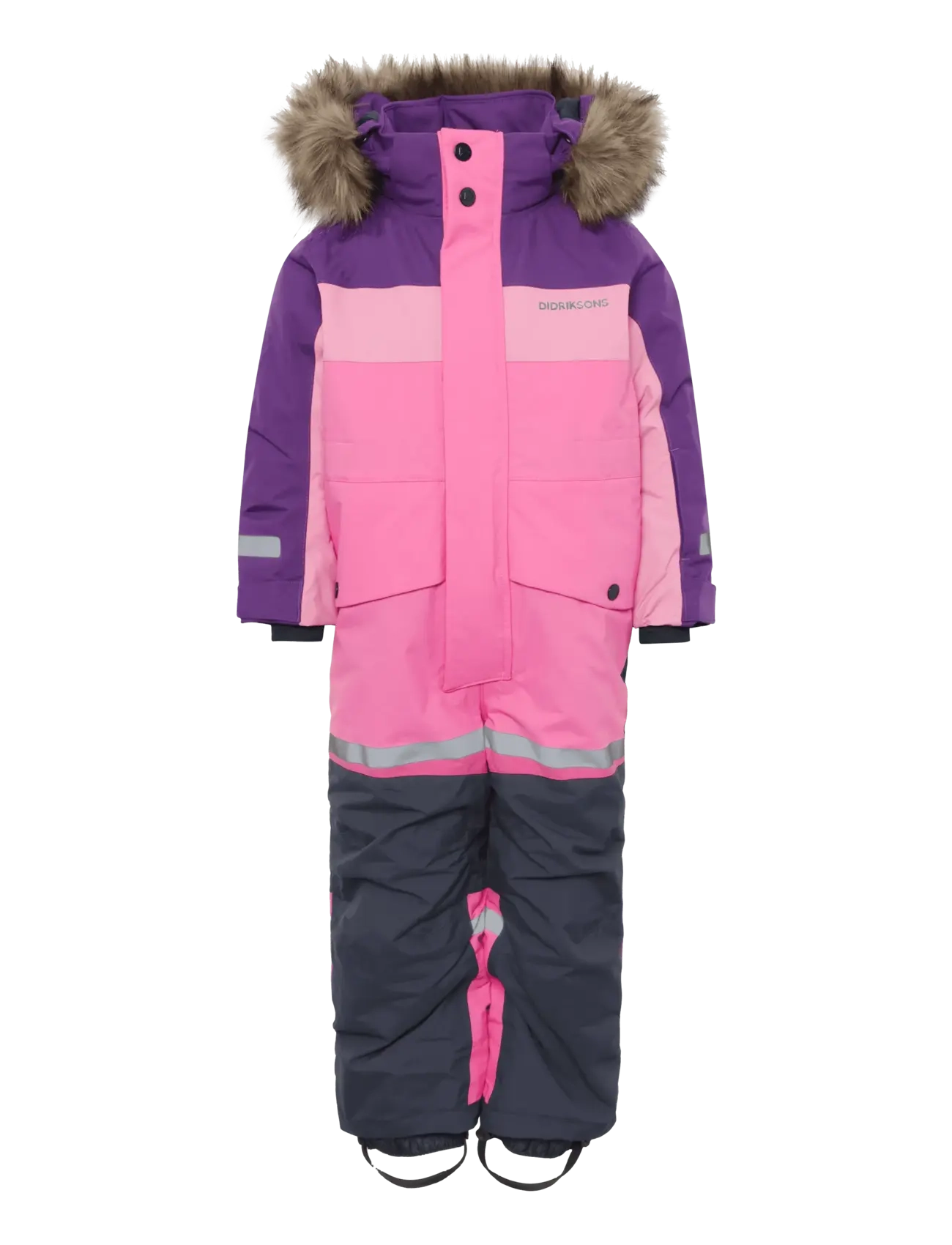 Didriksons BJÄRVEN KDS COVER 4 - Overaller - SWEET PINK / pink/rose