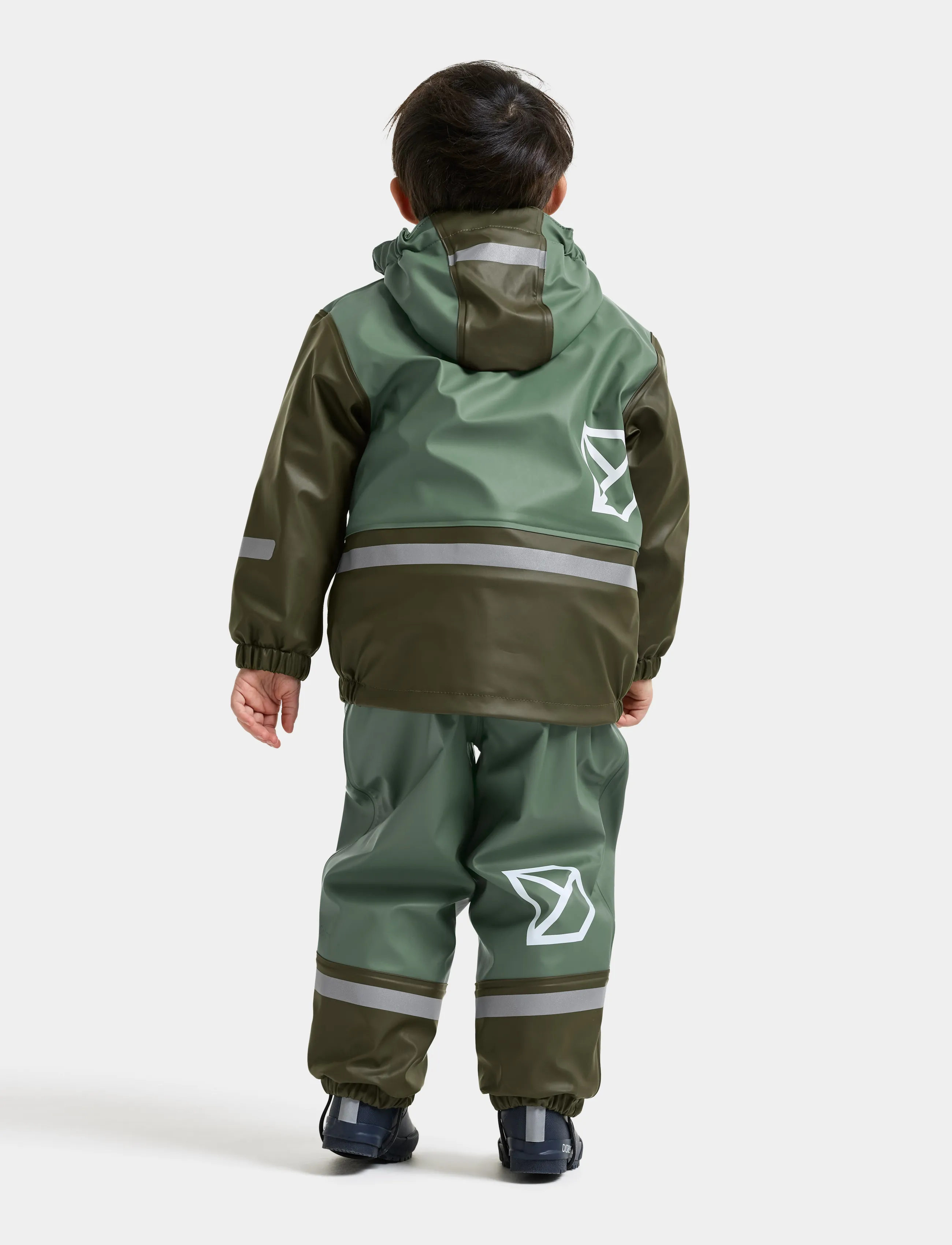 Didriksons - Boardman Kids' Set Galon® - Õueriided - dark moss - 5