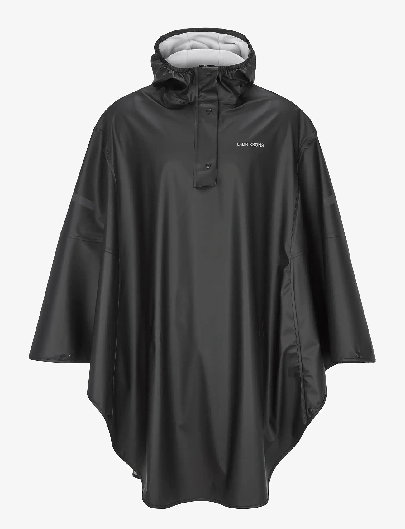 Didriksons - ALTO USX PONCHO - regnjackor - black - 1