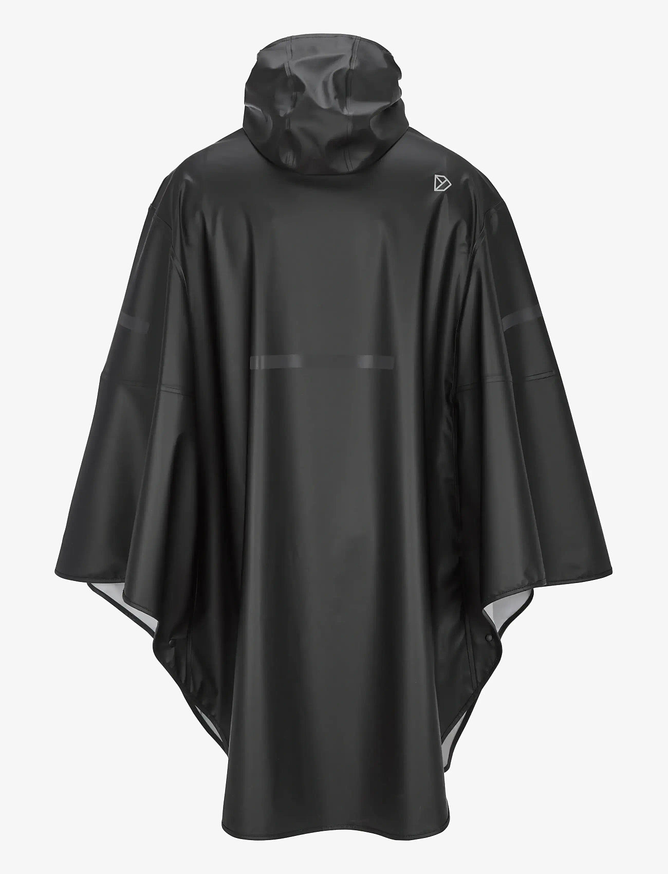 Didriksons - ALTO USX PONCHO - regnjackor - black - 2