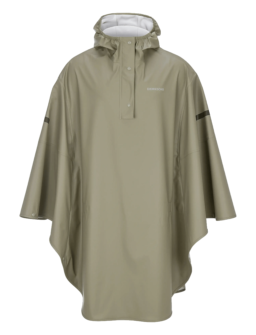 Didriksons - ALTO USX PONCHO - regnjackor - mistel green - 1