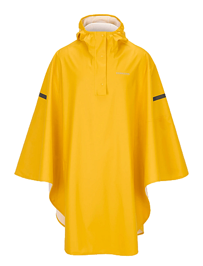 Didriksons ALTO USX PONCHO - Outerwear - OAT YELLOW / yellow