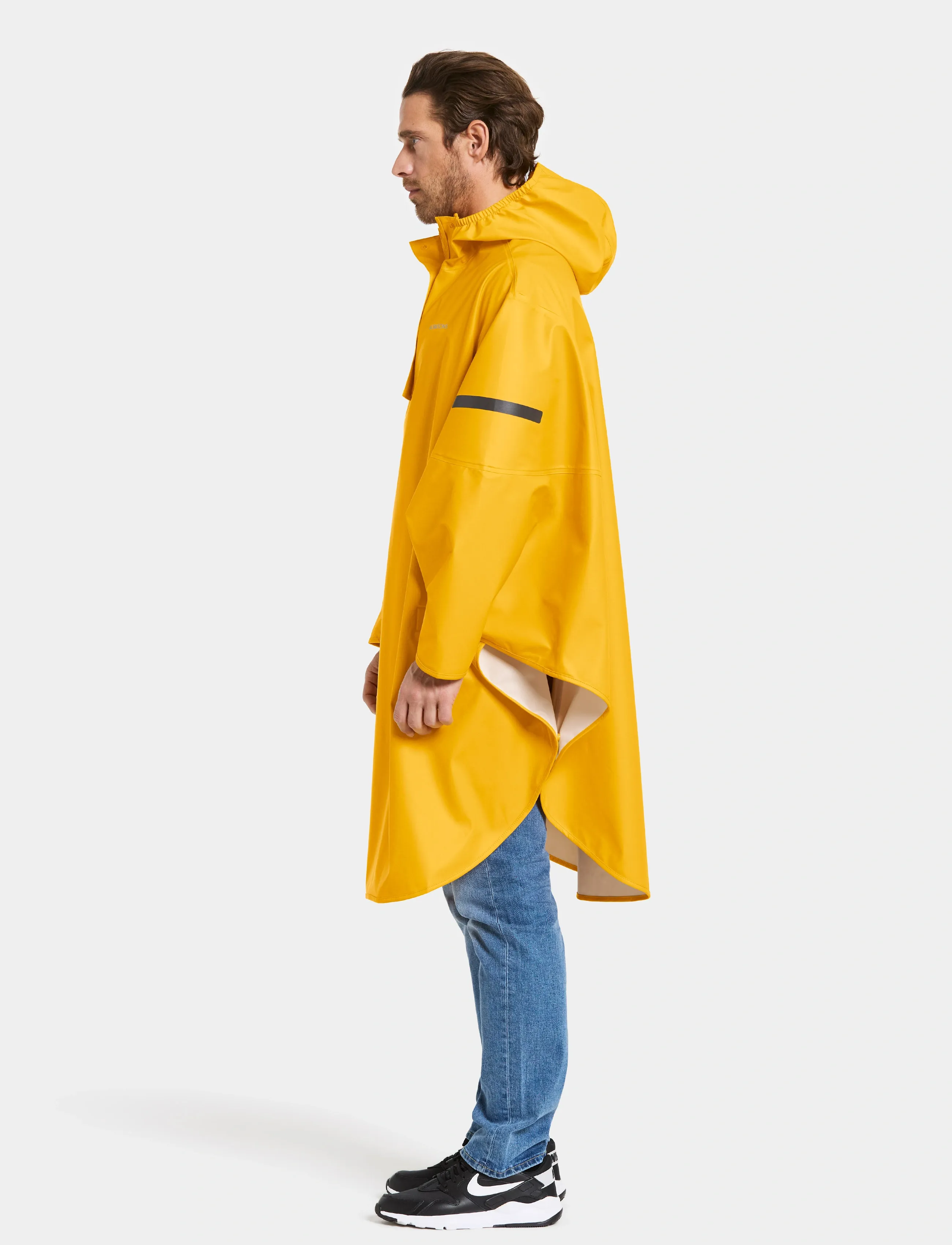 Didriksons - ALTO USX PONCHO - regnjakker - oat yellow - 4