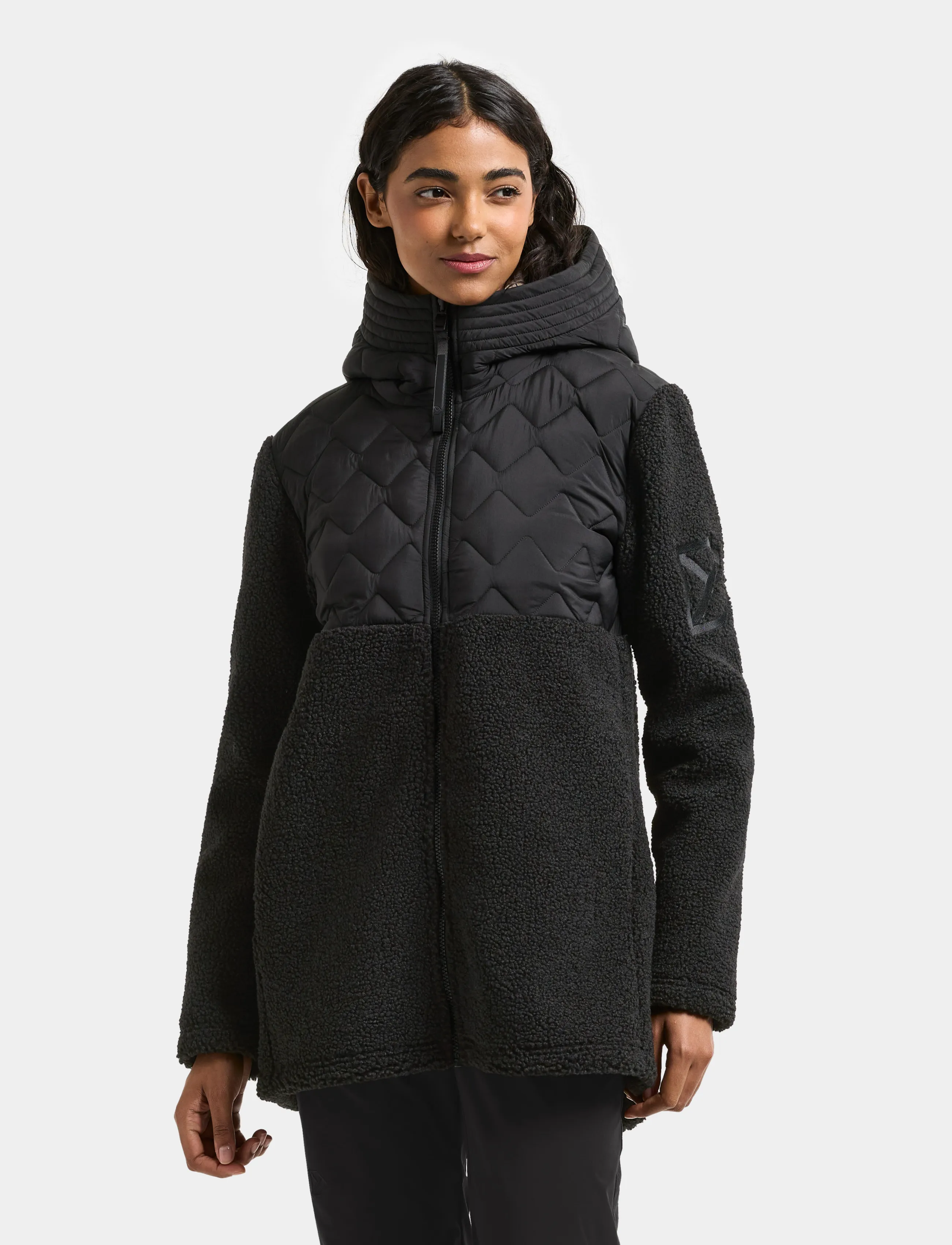 Didriksons Bibi Full-Zip, 46, Black, Sport Jackets > Sport Casual Jackets, Dame
