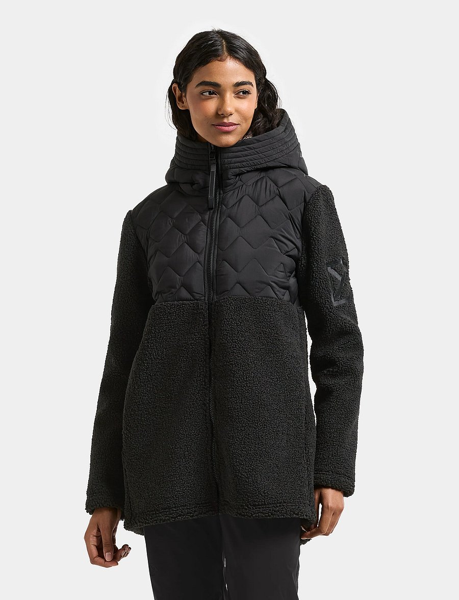 Didriksons - Bibi Full-Zip - oberteile - black - 0