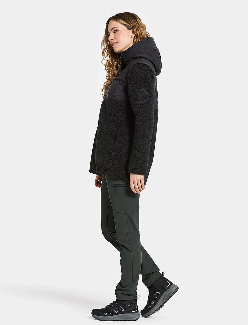 Didriksons - BIBI WNS FULLZIP 2 - sportsjakker - black - 5